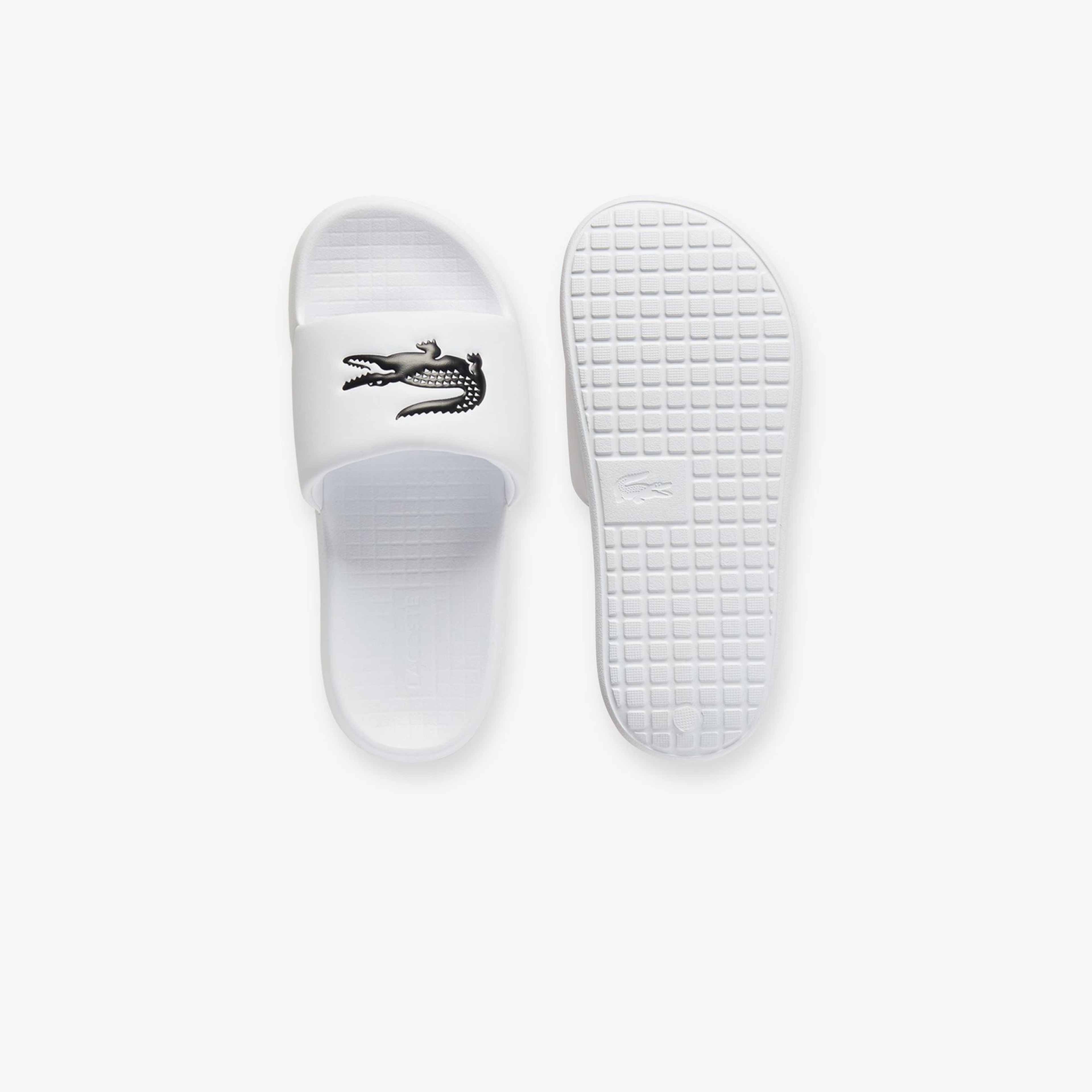 Lacoste Croco 1.0 Çocuk Beyaz Terlik
