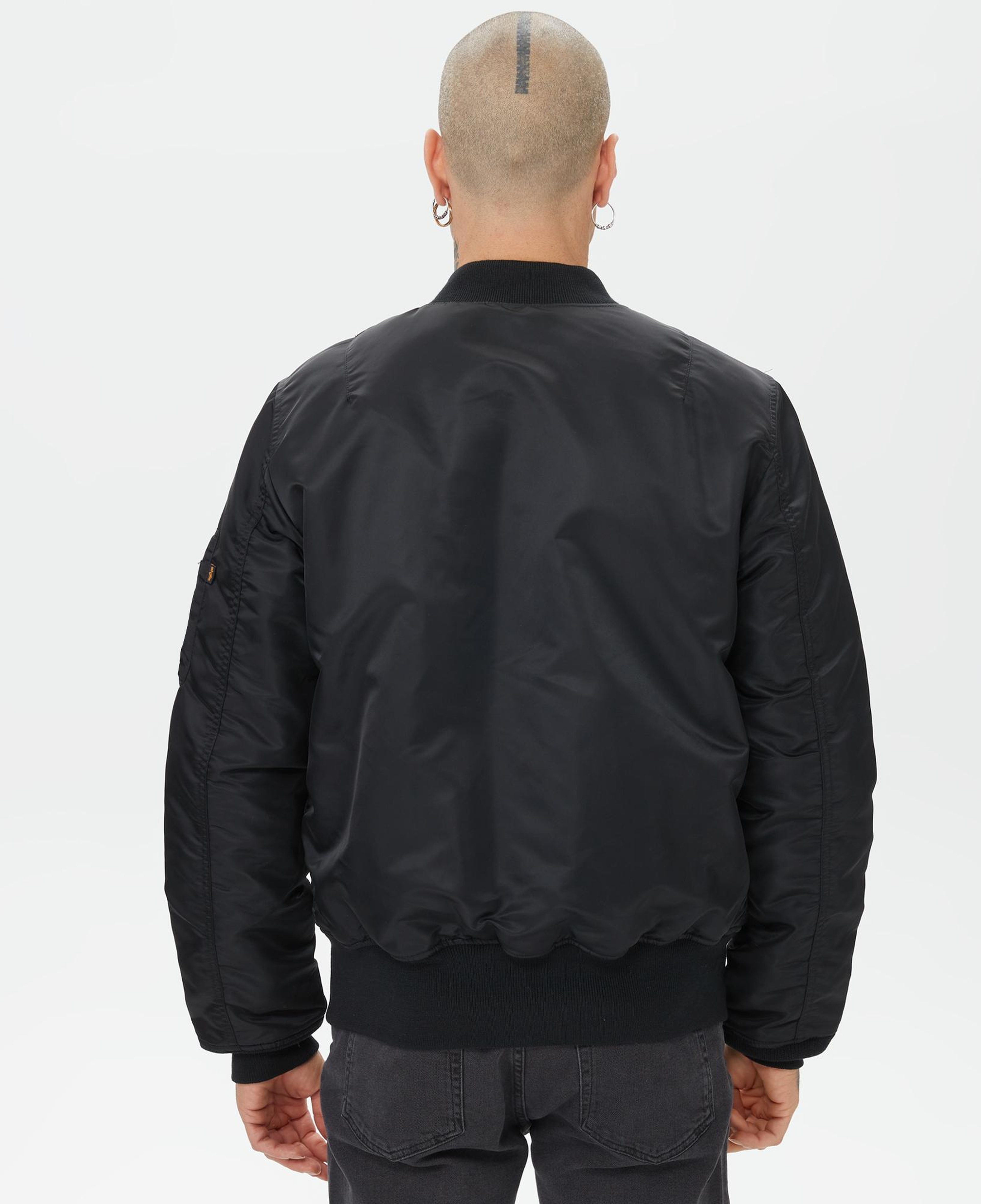 Alpha Industries Ma-1 Mod Flight Erkek Siyah Ceket