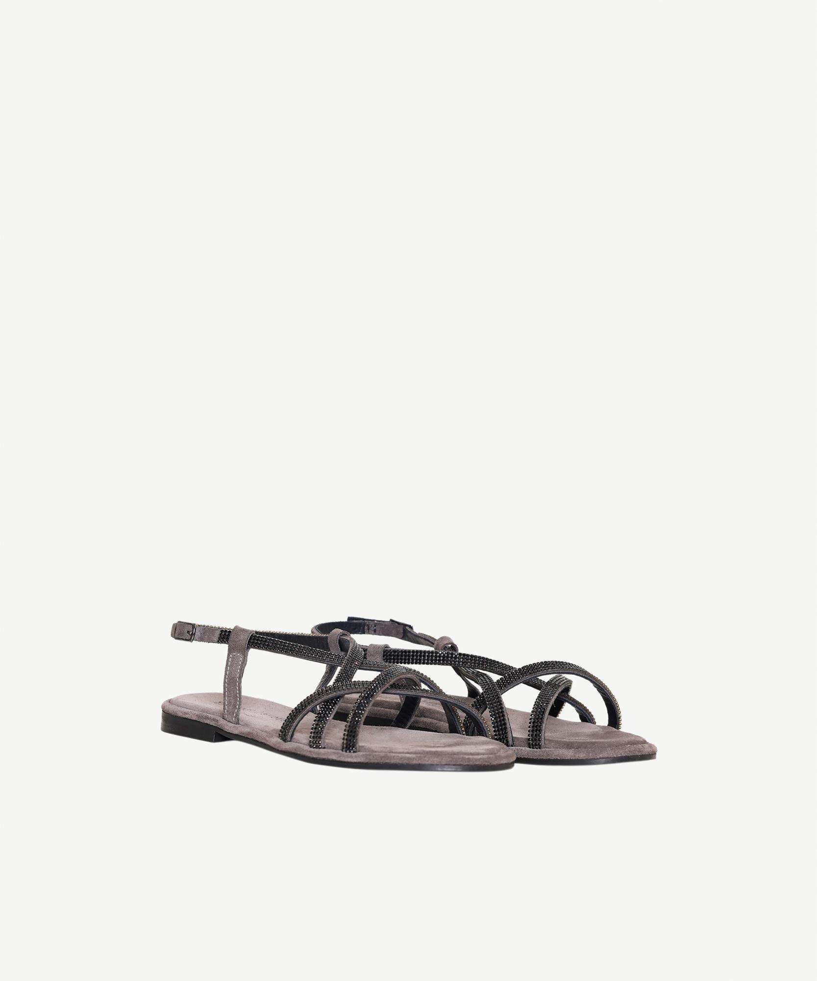 YARGICI Straslı Süet Sandalet