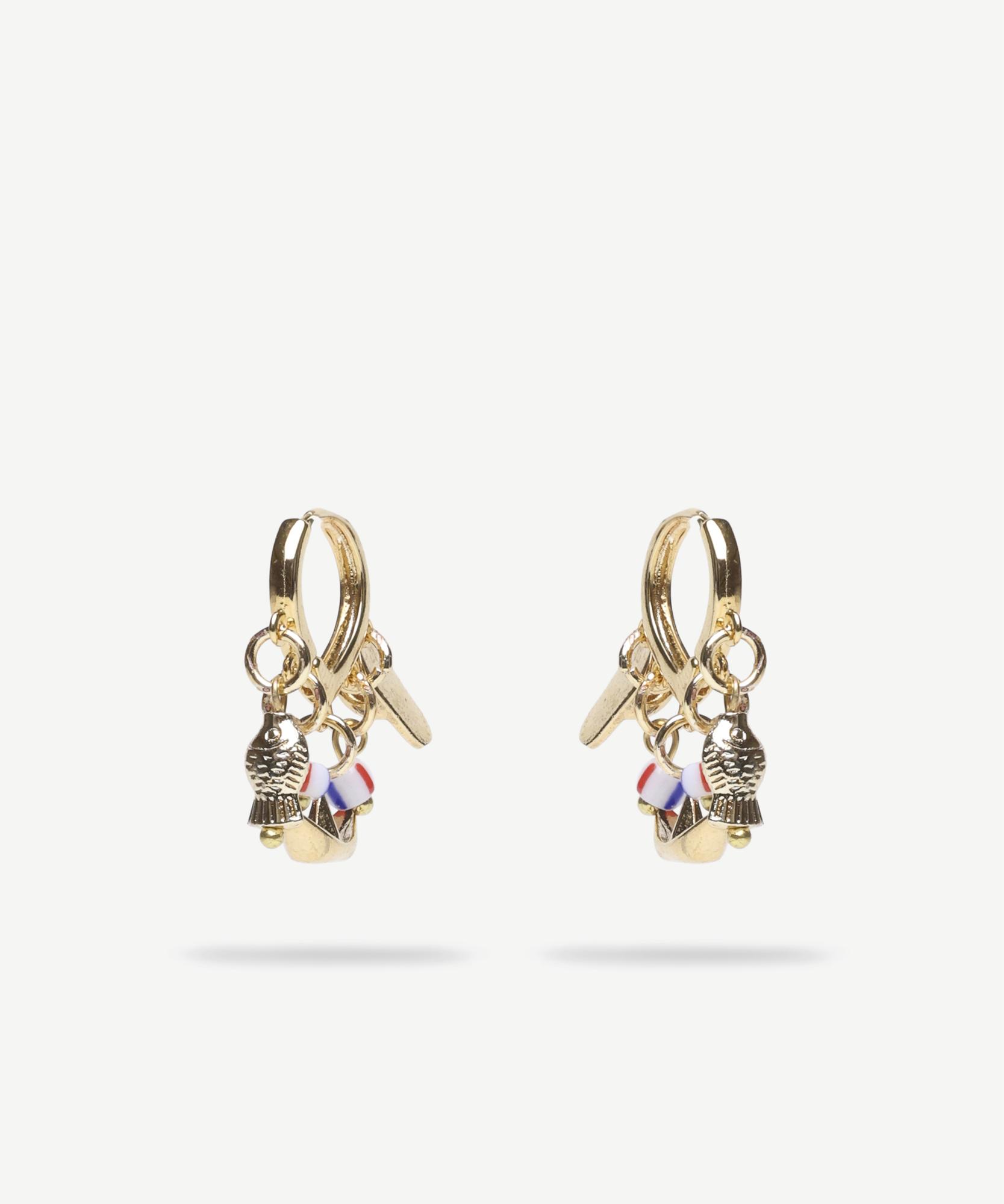 YARGICI Charm Detaylı Halka Küpe