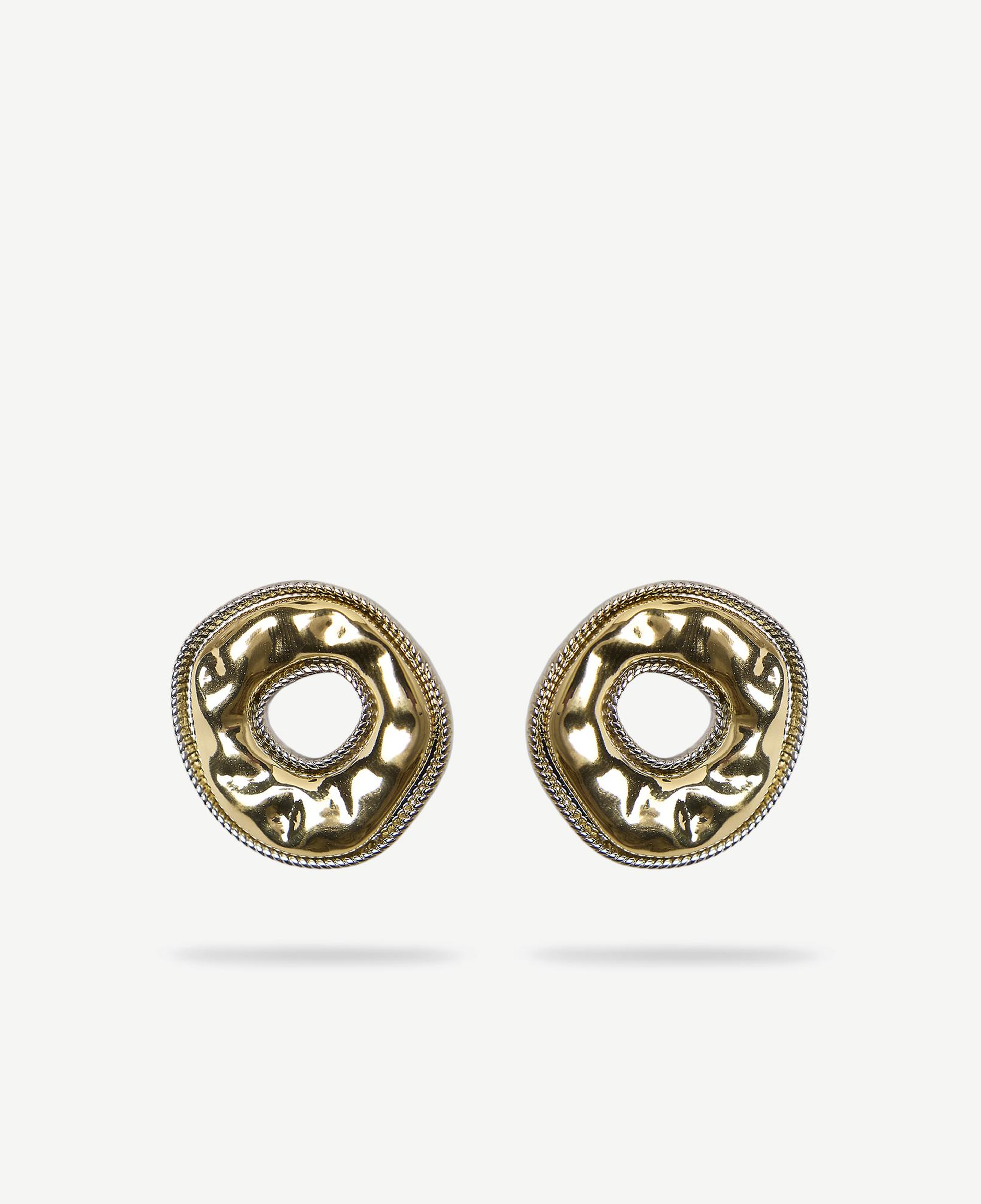 YARGICI Dokulu Gold Küpe