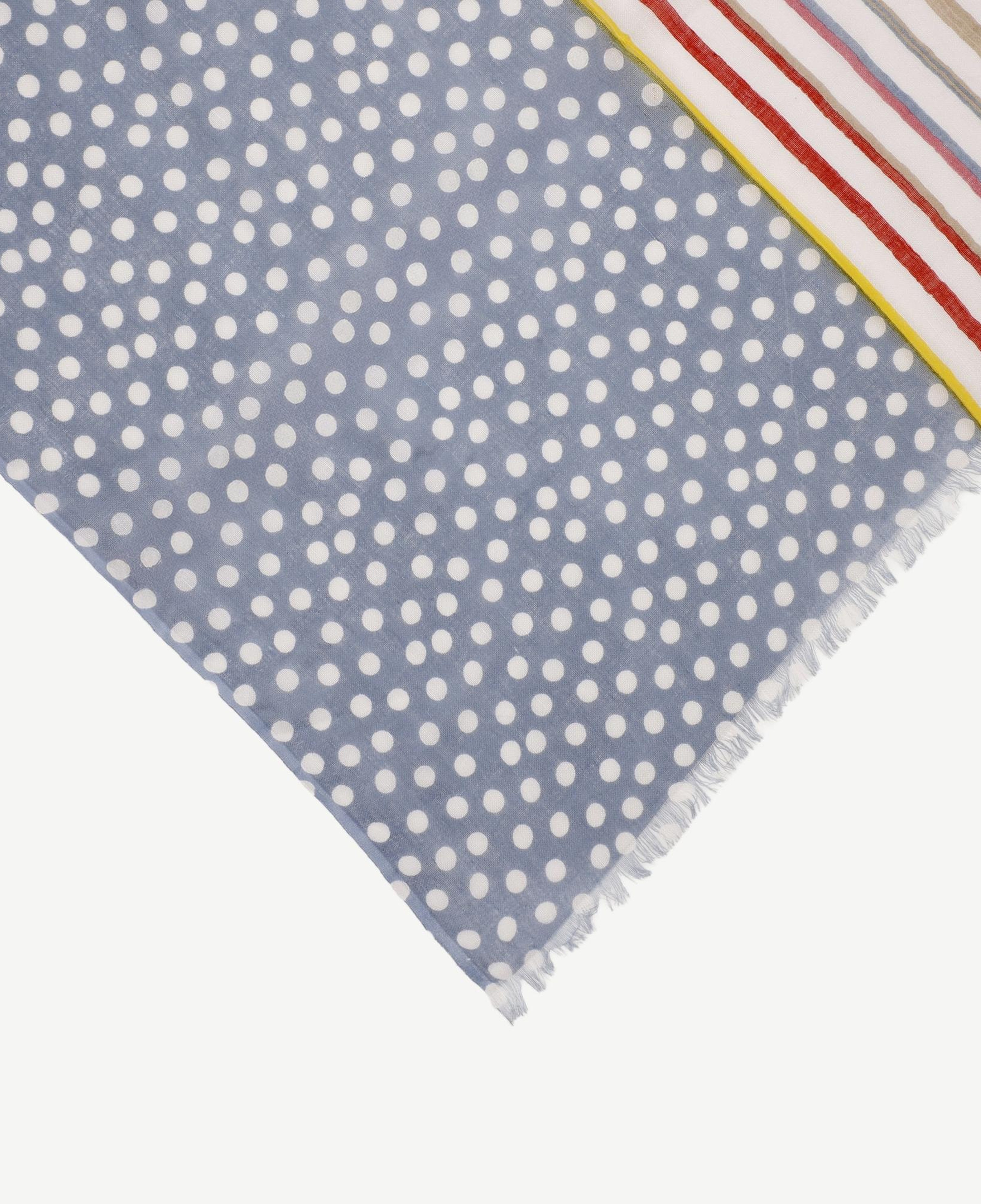 YARGICI Çizgili Ve Puantiyeli Şal