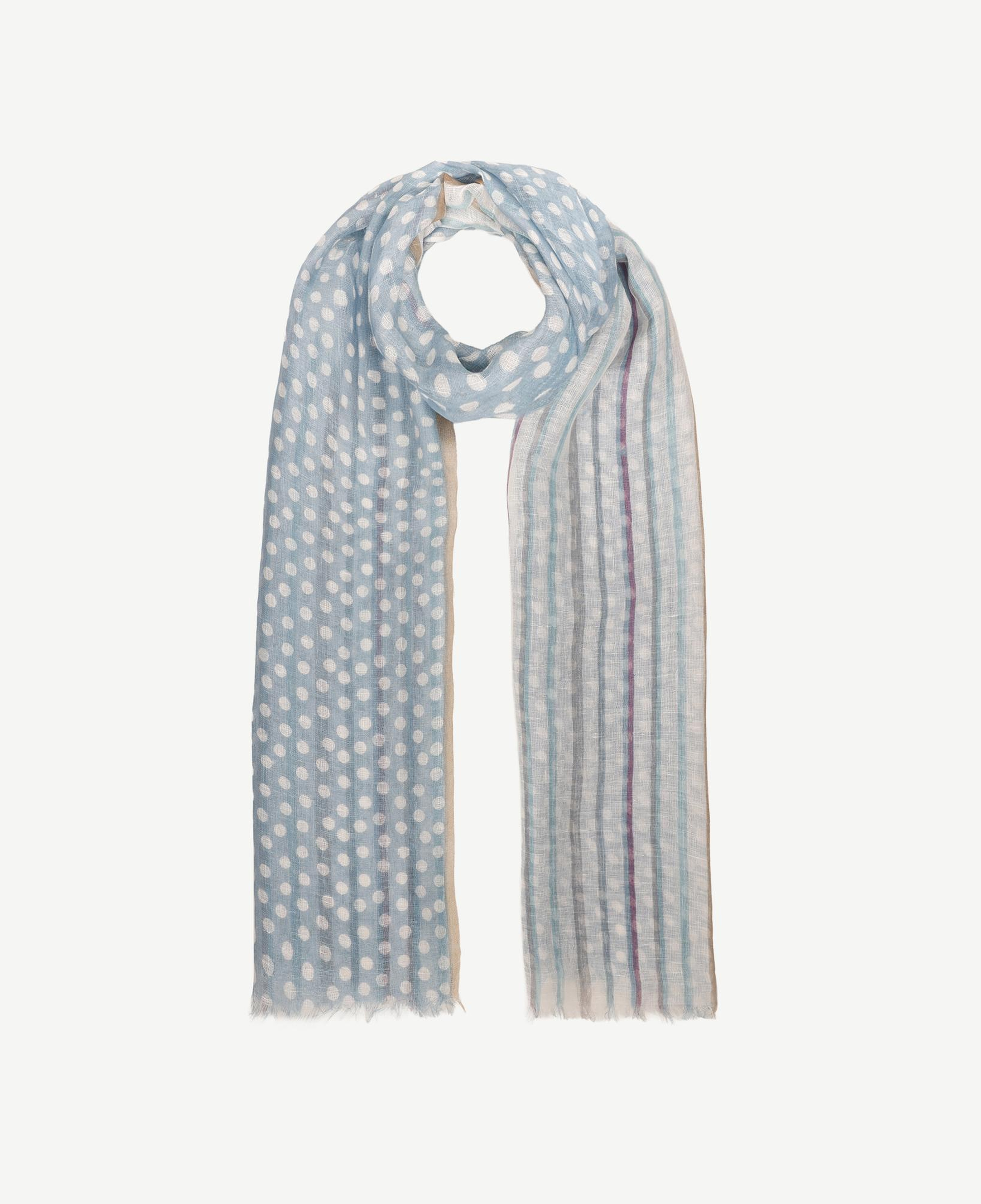 YARGICI Çizgili Ve Puantiyeli Şal