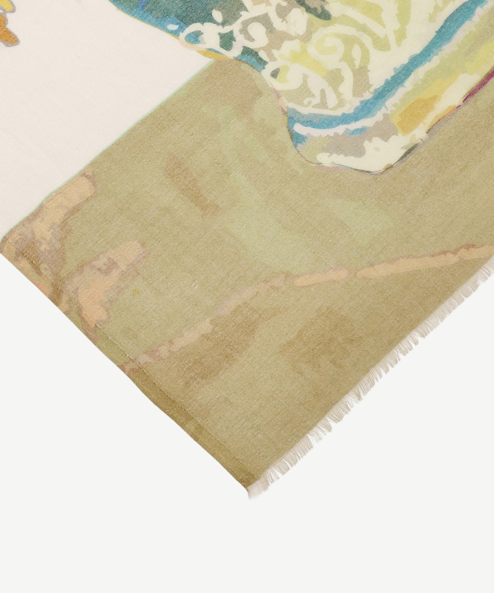 YARGICI Çiçek Desenli Şal