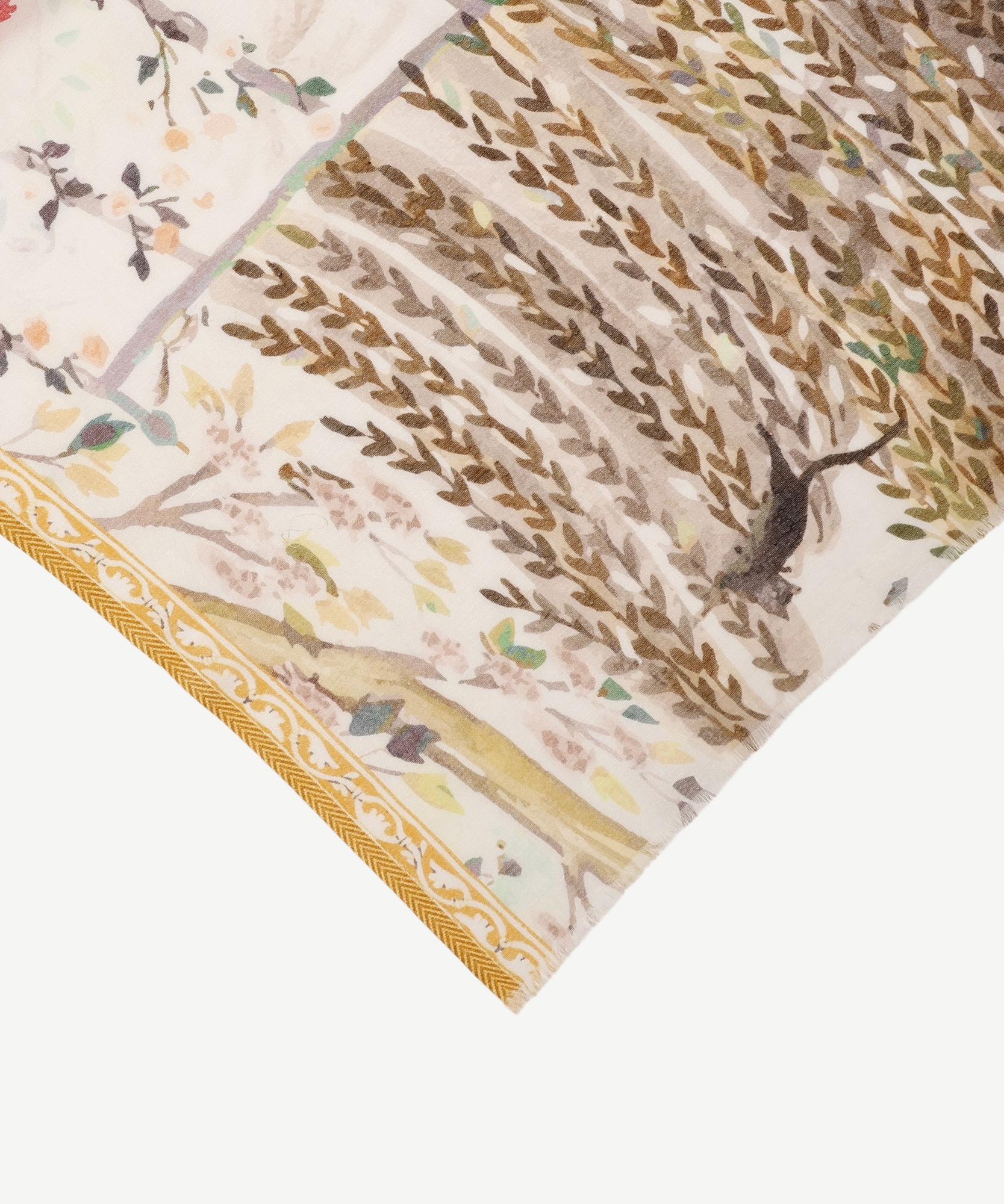 YARGICI Çiçek Desenli Şal