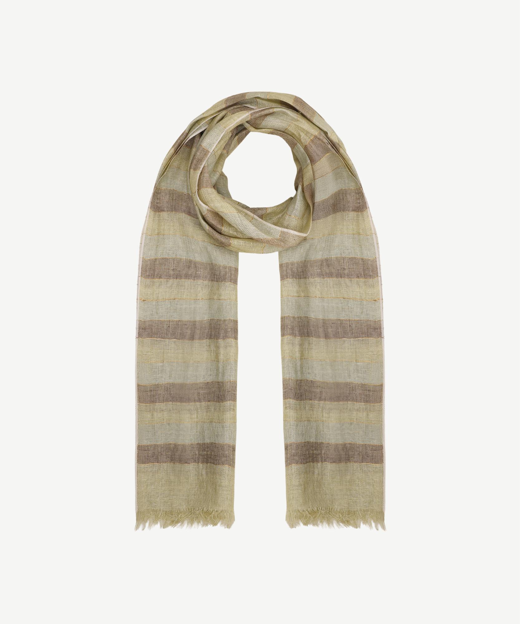 YARGICI Lurex Detaylı Çizgili Şal