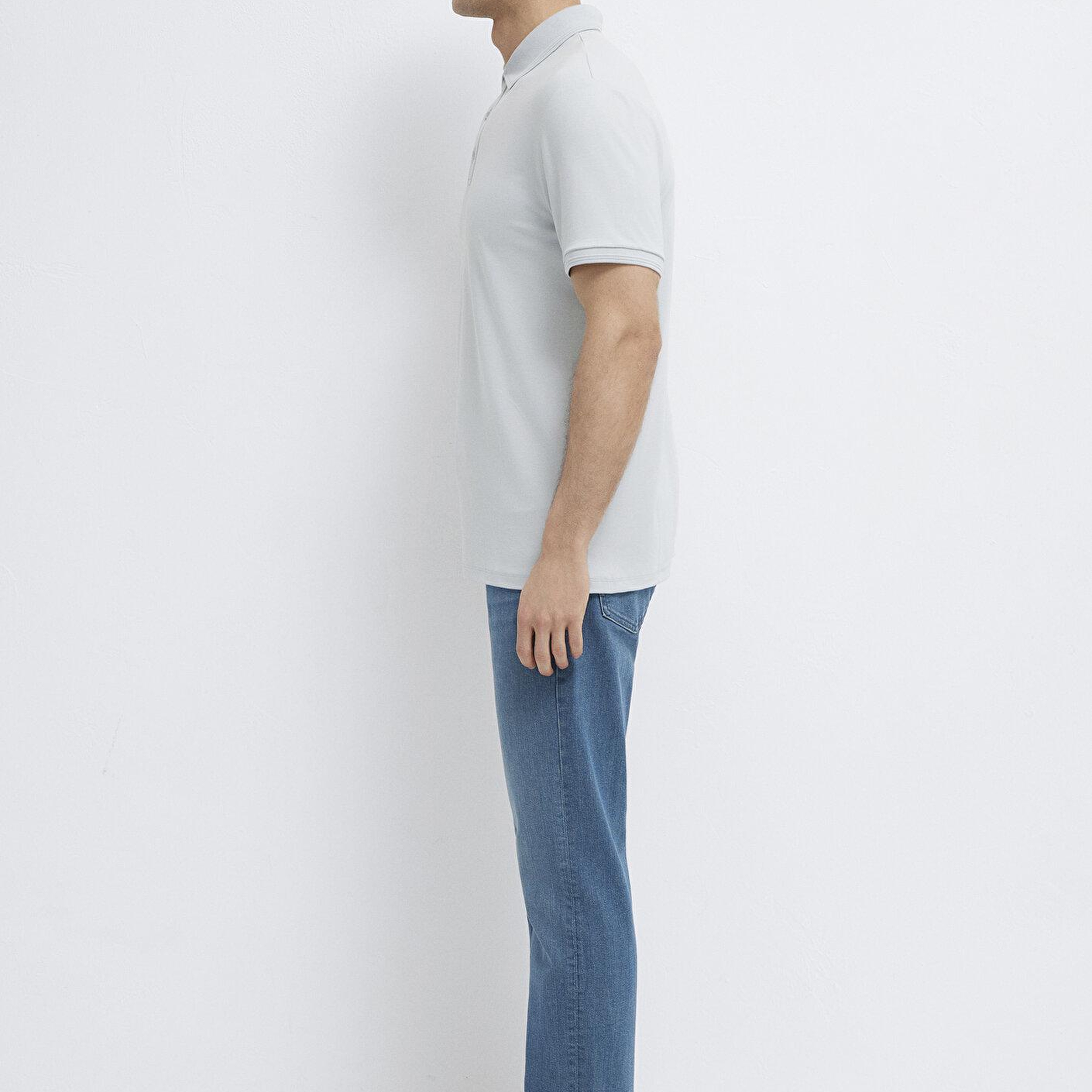 Mavi Soft Premium Açık Mavi Polo Tişört Slim Fit / Dar Kesim 0613006-70802