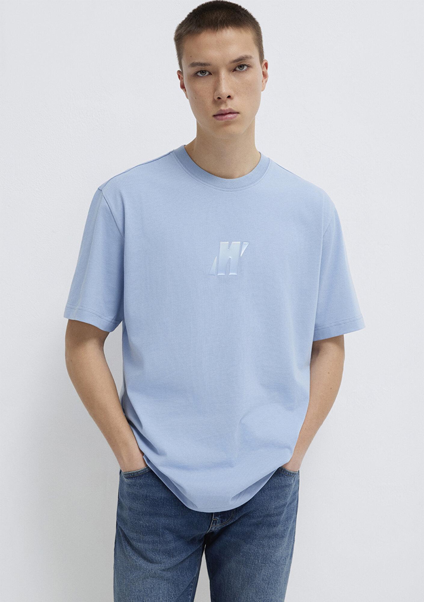 Mavi Mavi Pro Mavi Tişört Loose Fit / Bol Rahat Kesim 0613440-91590