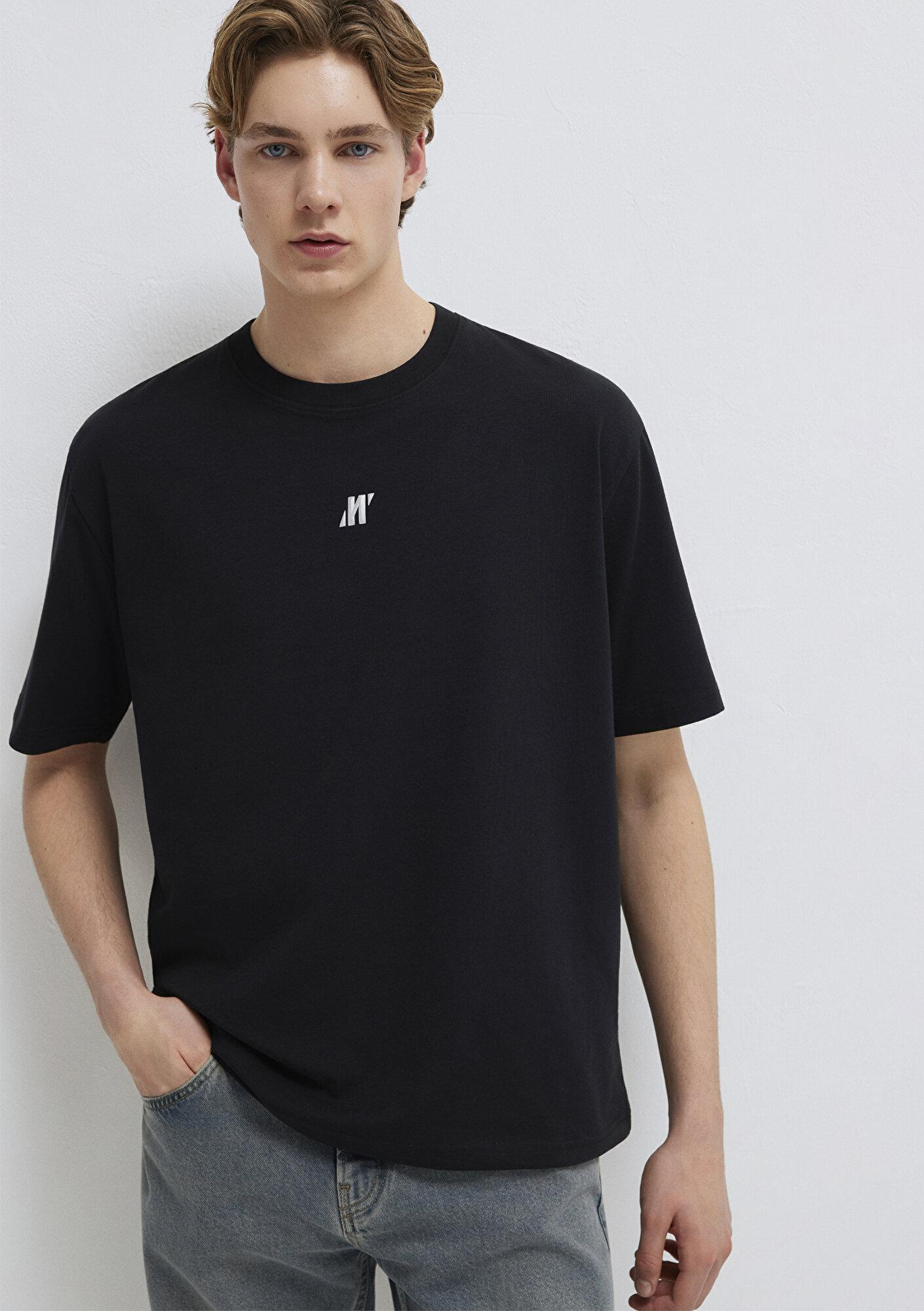 Mavi Mavi Pro Siyah Tişört Relaxed Fit / Rahat Kesim 0613438-900