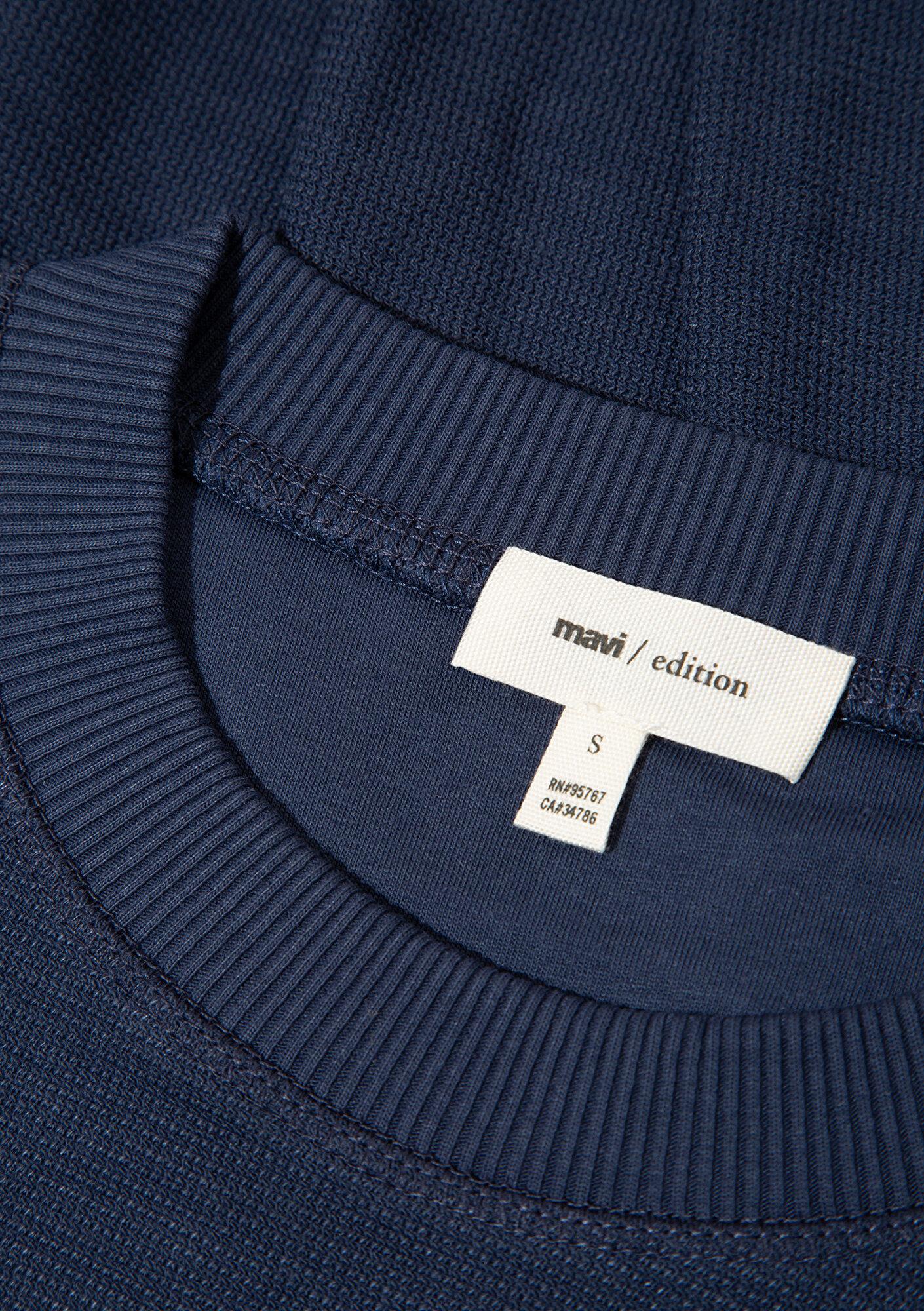 Mavi Bisiklet Yaka Lacivert Sweatshirt 1S10508-70487