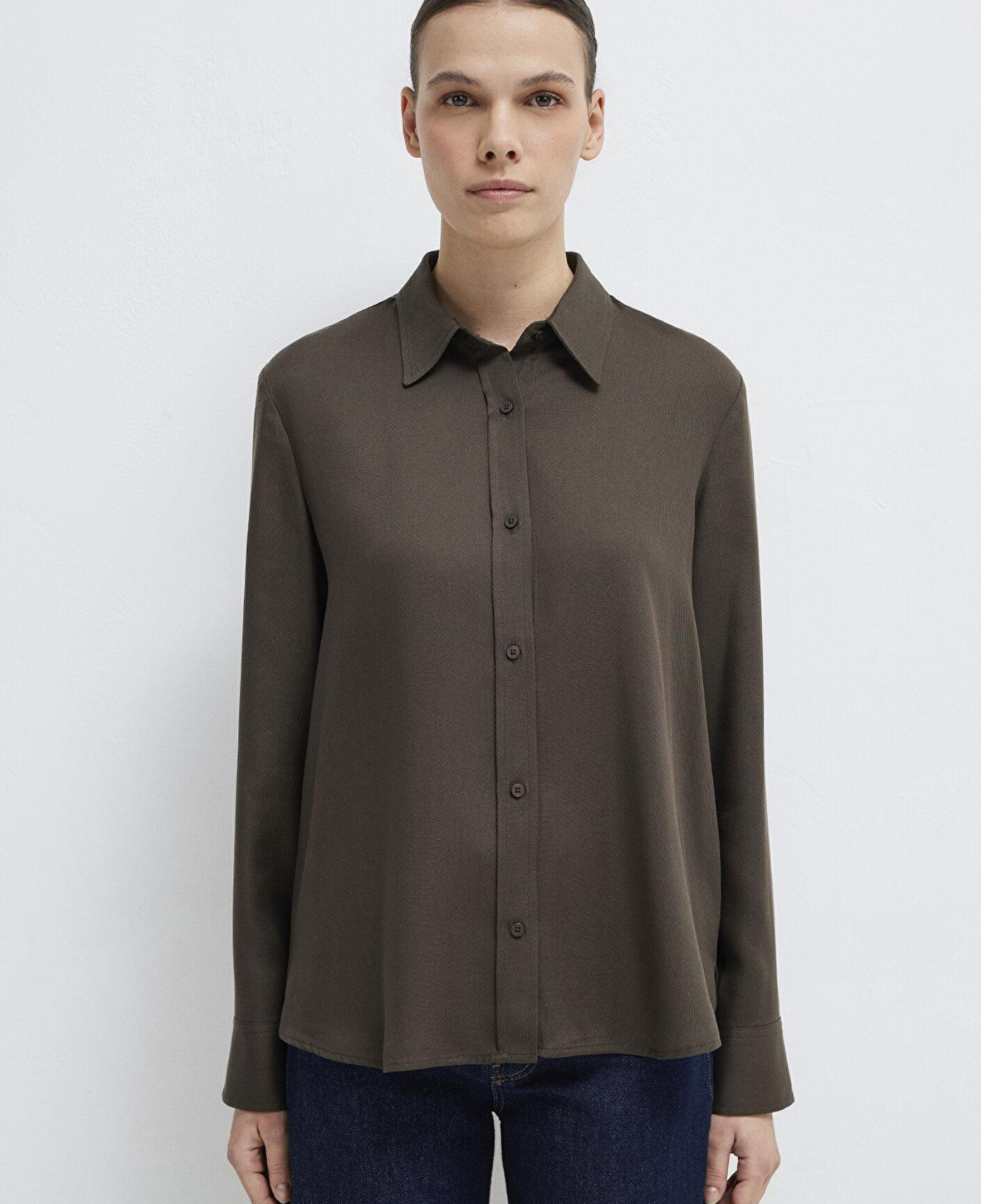Mavi Haki (TENCEL™) Liyosel Gömlek Regular Fit / Normal Kesim 1211506-71603