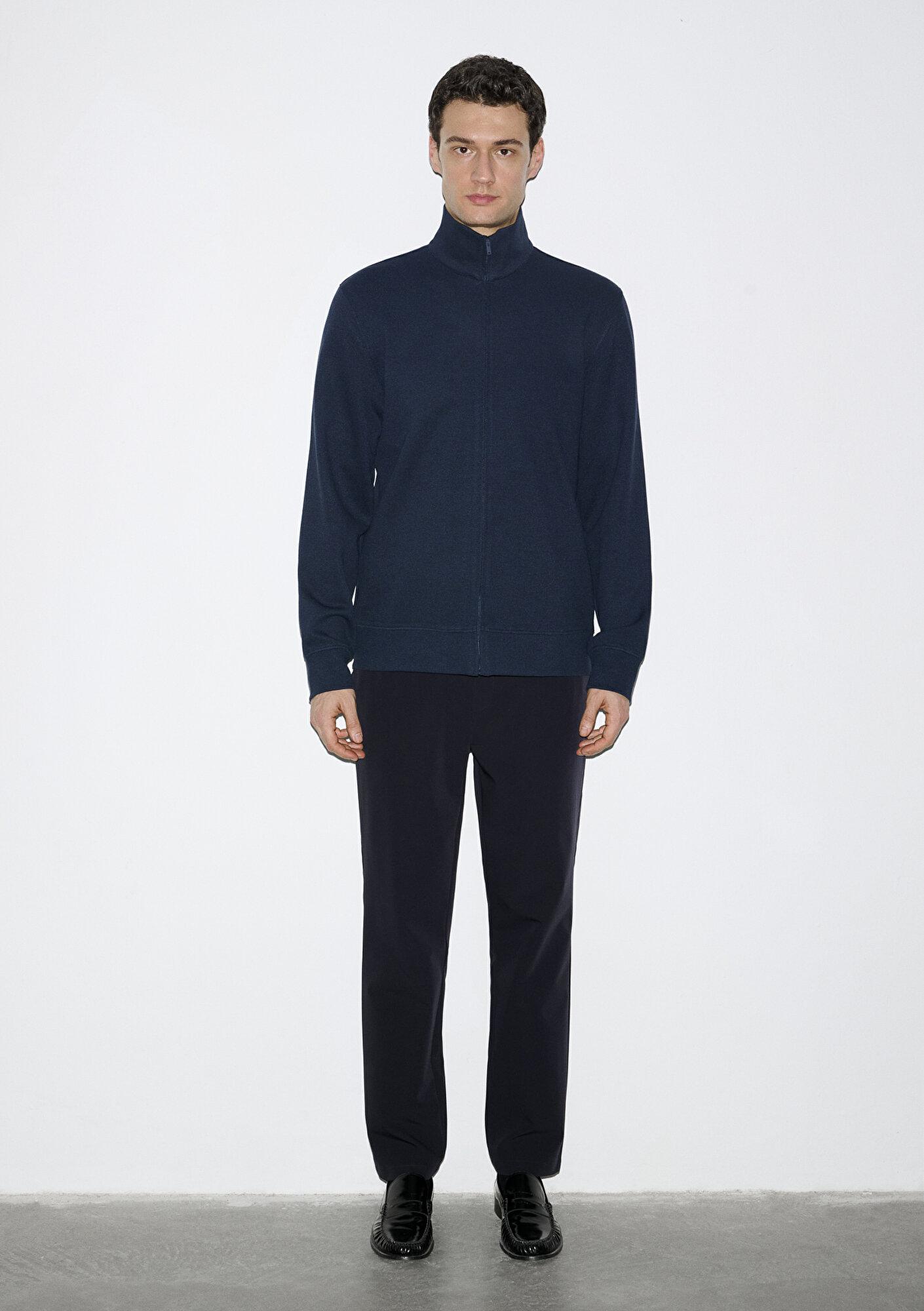 Mavi Esnek Lacivert Travel Sweatshirt 0S10560-70497