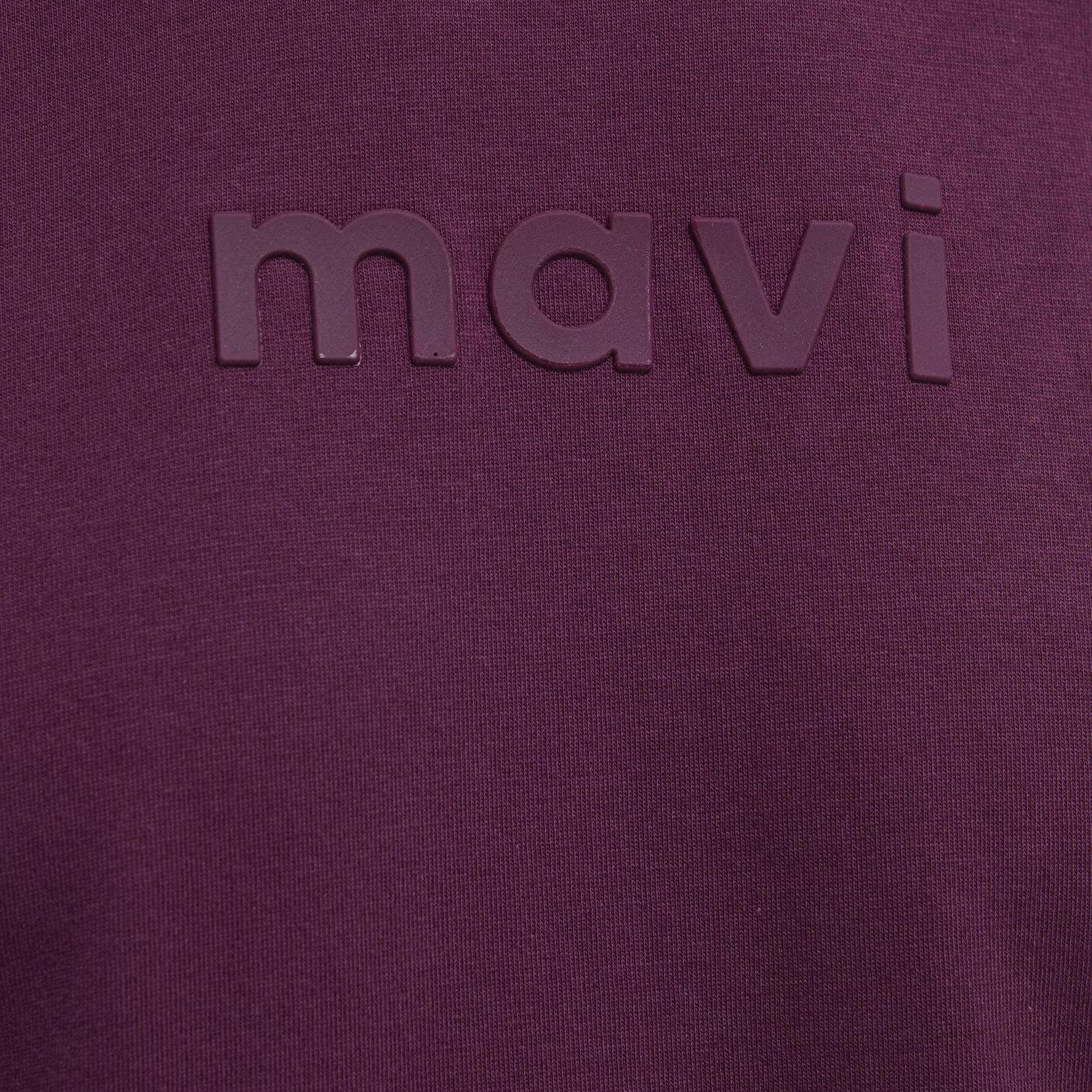 Mavi Mavi Logo Baskılı Mor Tişört Regular Fit / Normal Kesim 0612732-70670