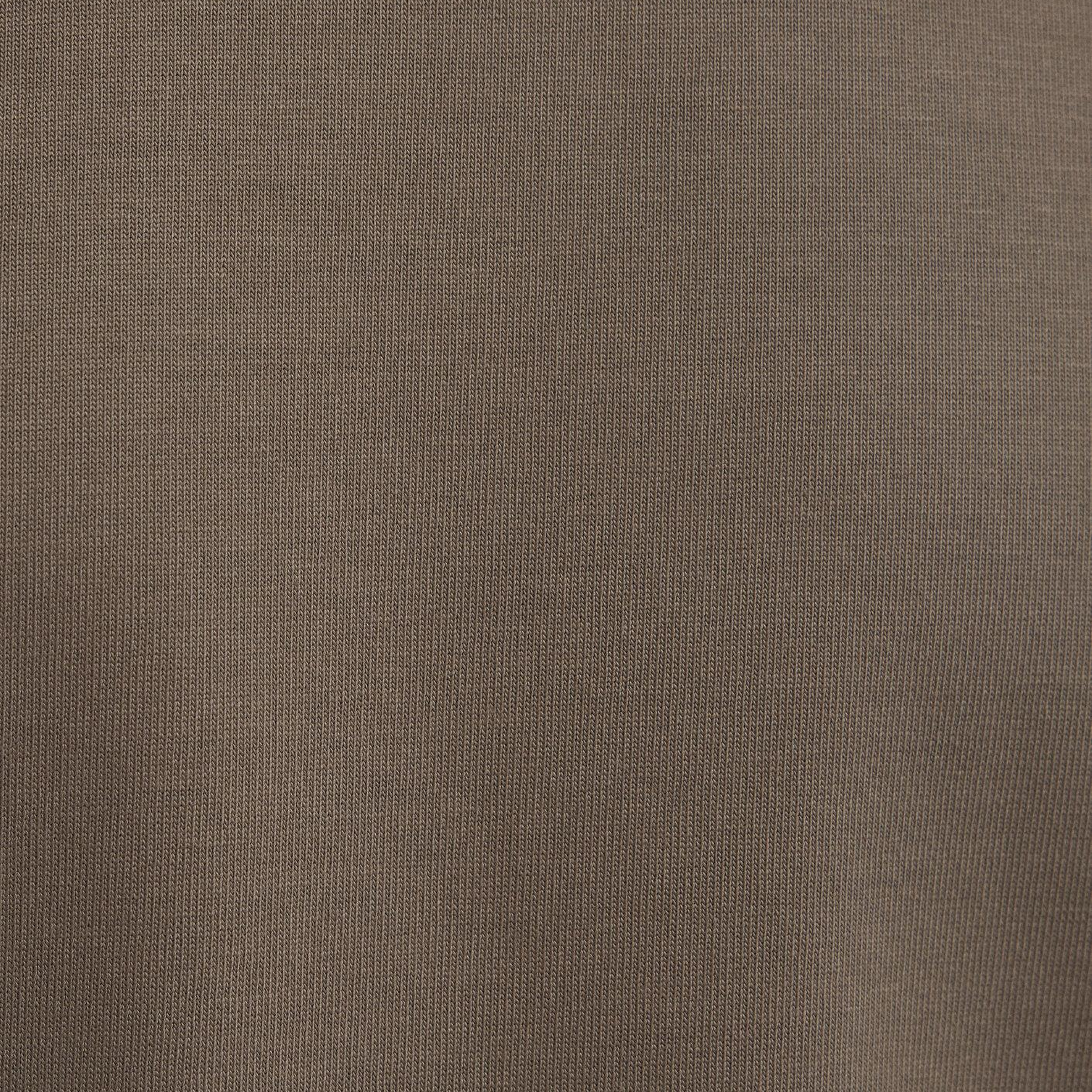 Mavi Kahverengi Basic Tişört Loose Fit / Bol Rahat Kesim 0612269-83866