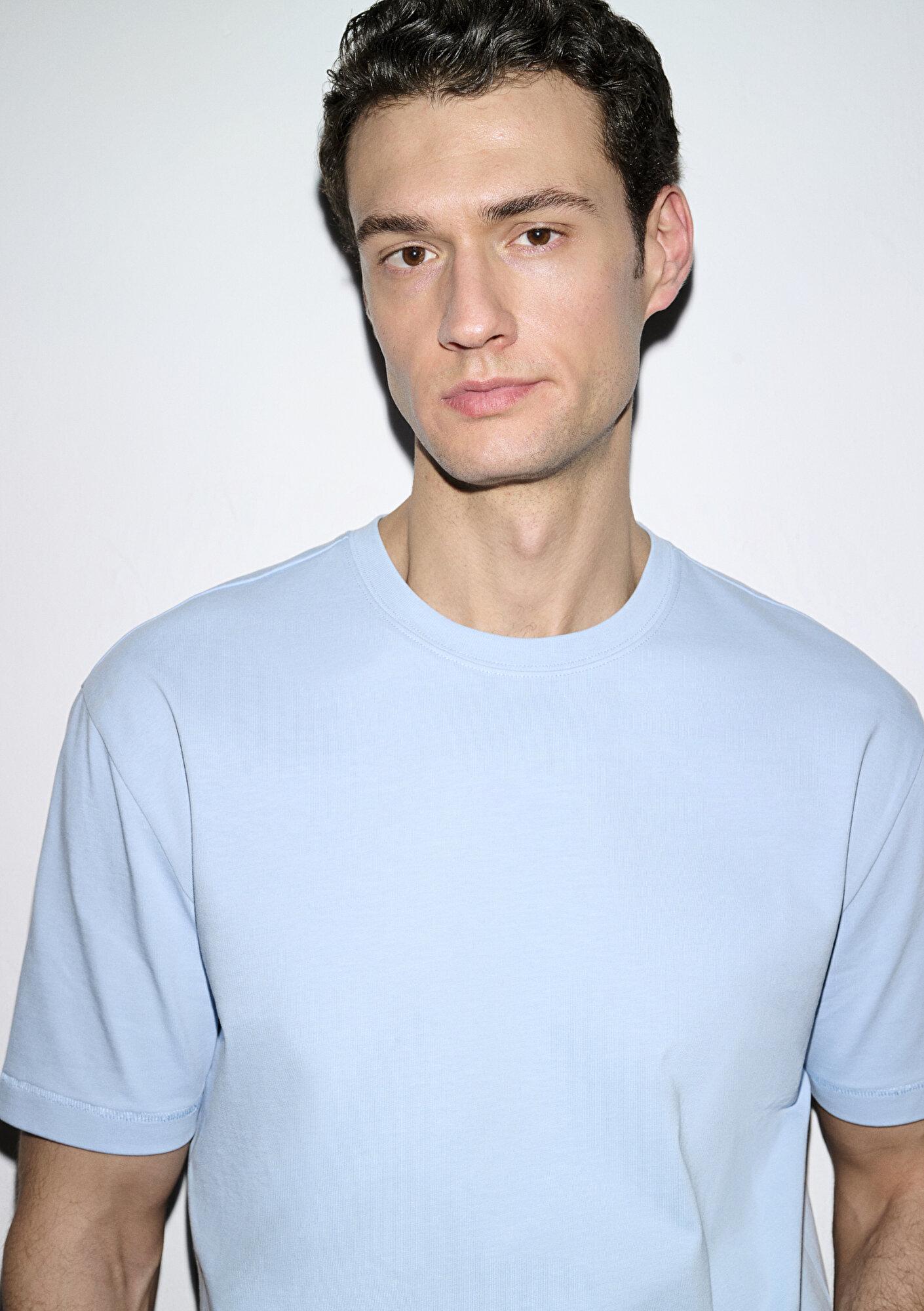 Mavi Mavi Basic Tişört Loose Fit / Bol Rahat Kesim 0612269-70813