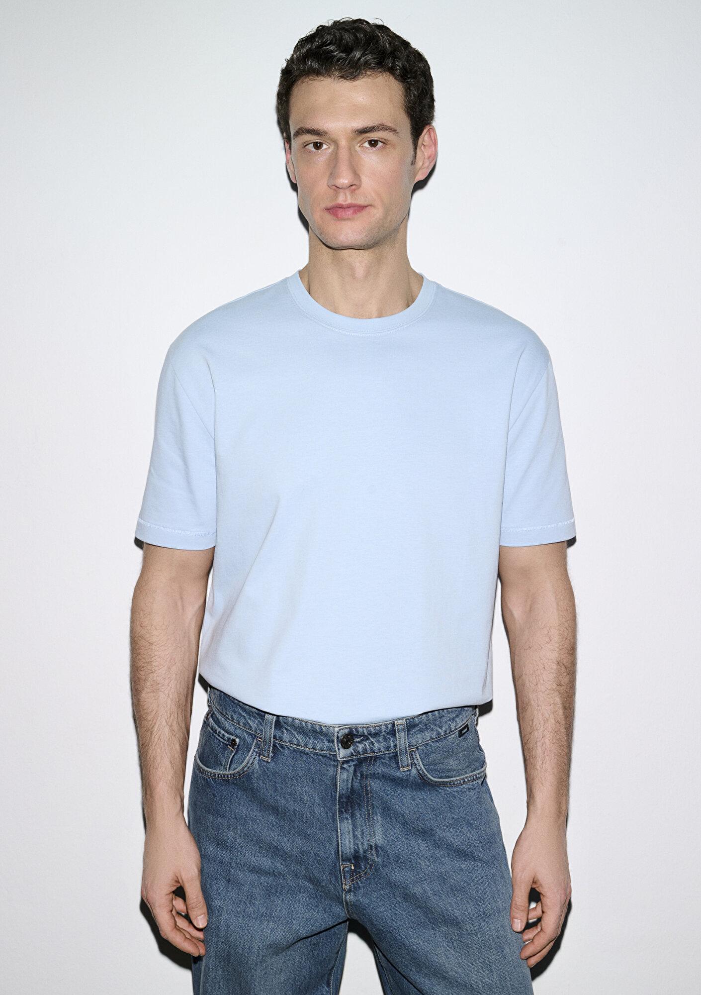 Mavi Mavi Basic Tişört Loose Fit / Bol Rahat Kesim 0612269-70813