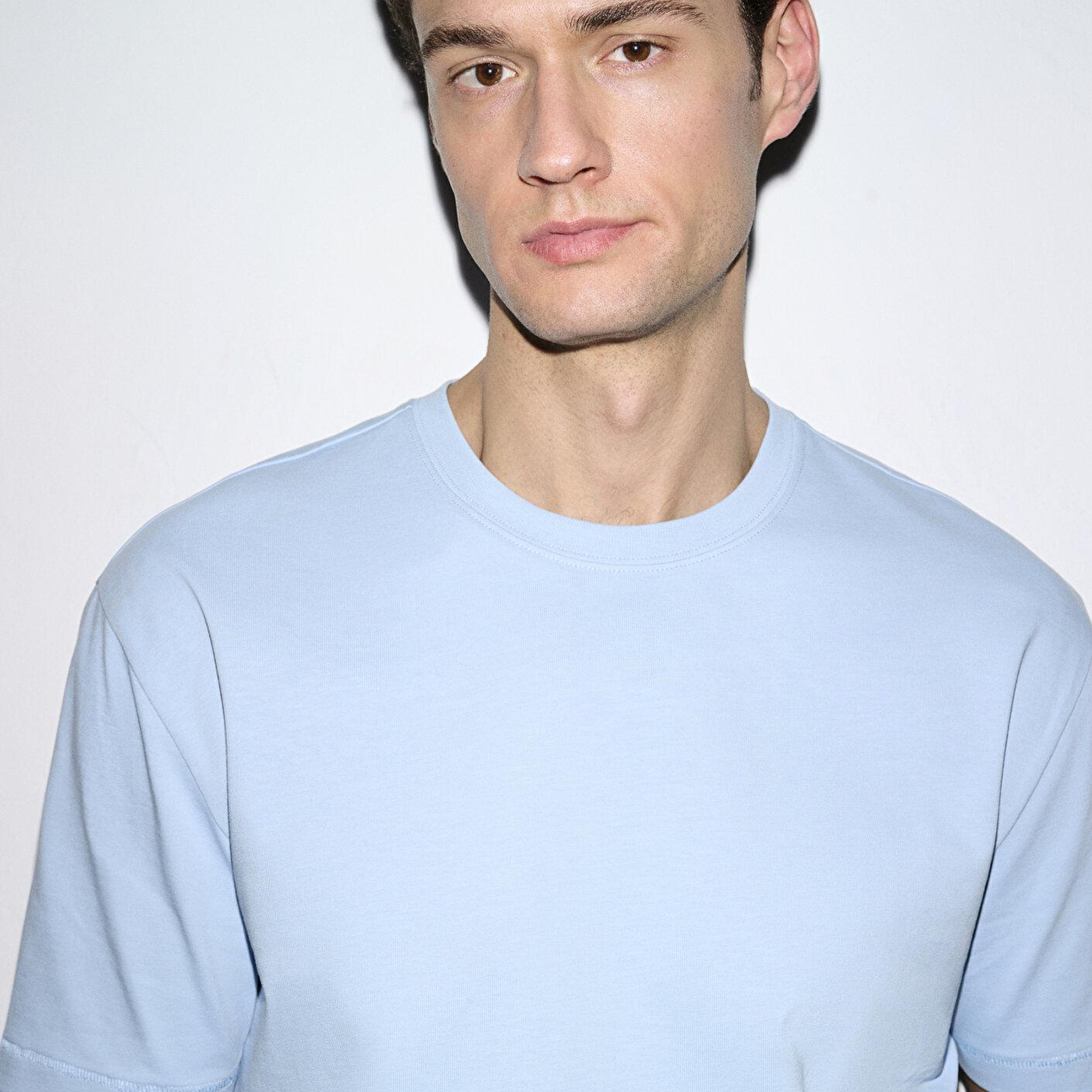 Mavi Mavi Basic Tişört Loose Fit / Bol Rahat Kesim 0612269-70813