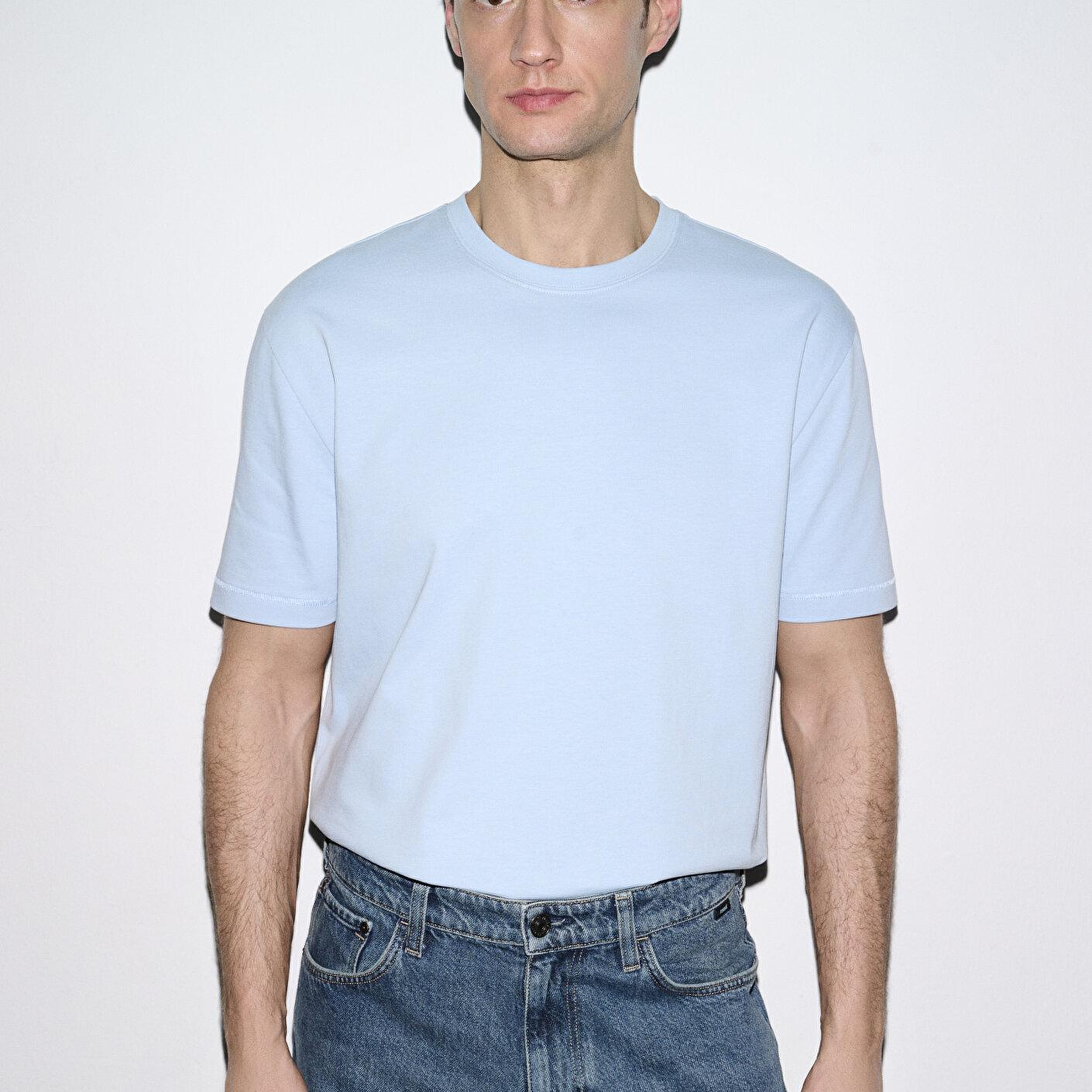 Mavi Mavi Basic Tişört Loose Fit / Bol Rahat Kesim 0612269-70813