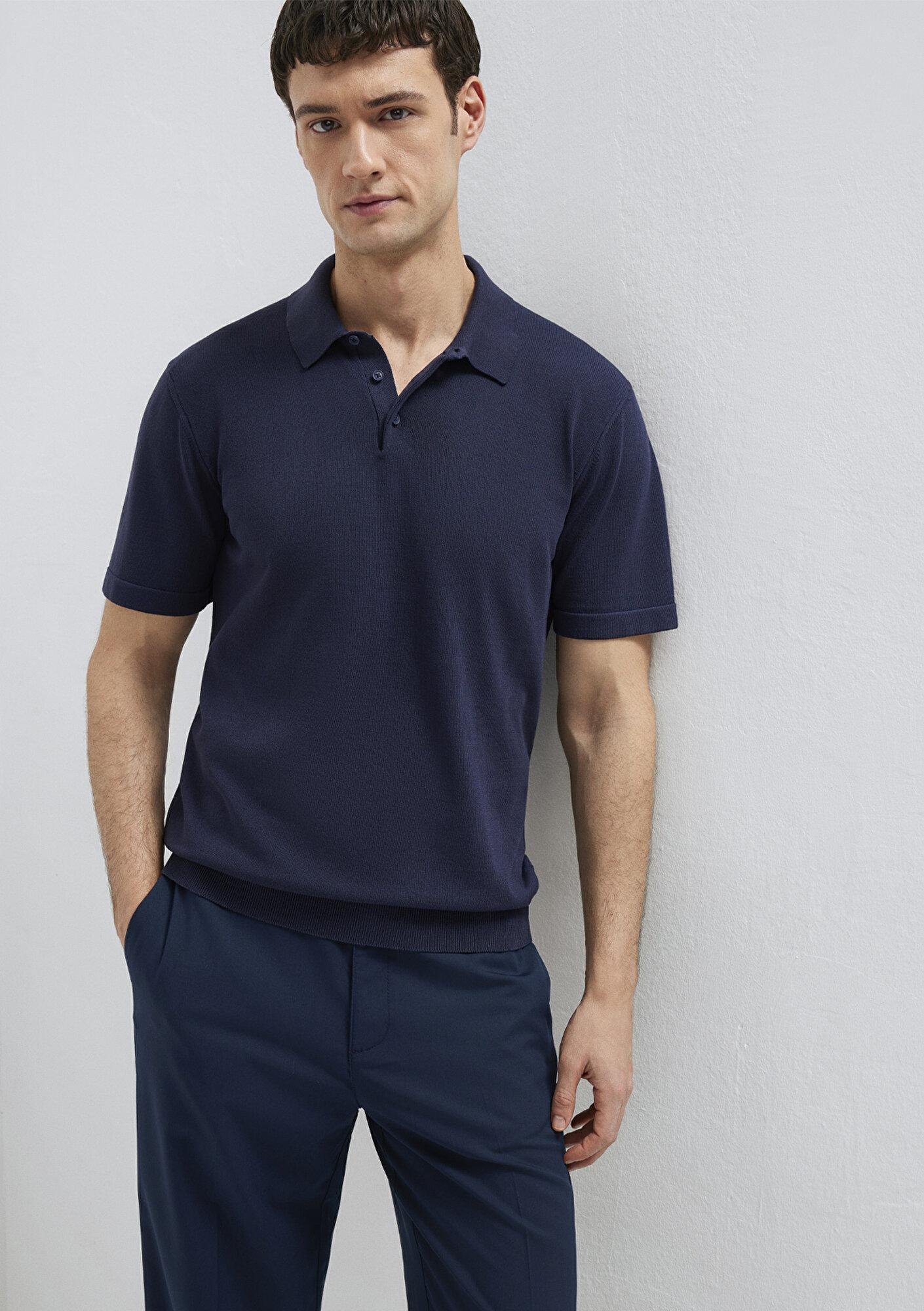 Mavi Lacivert Triko Polo 0710248-83699