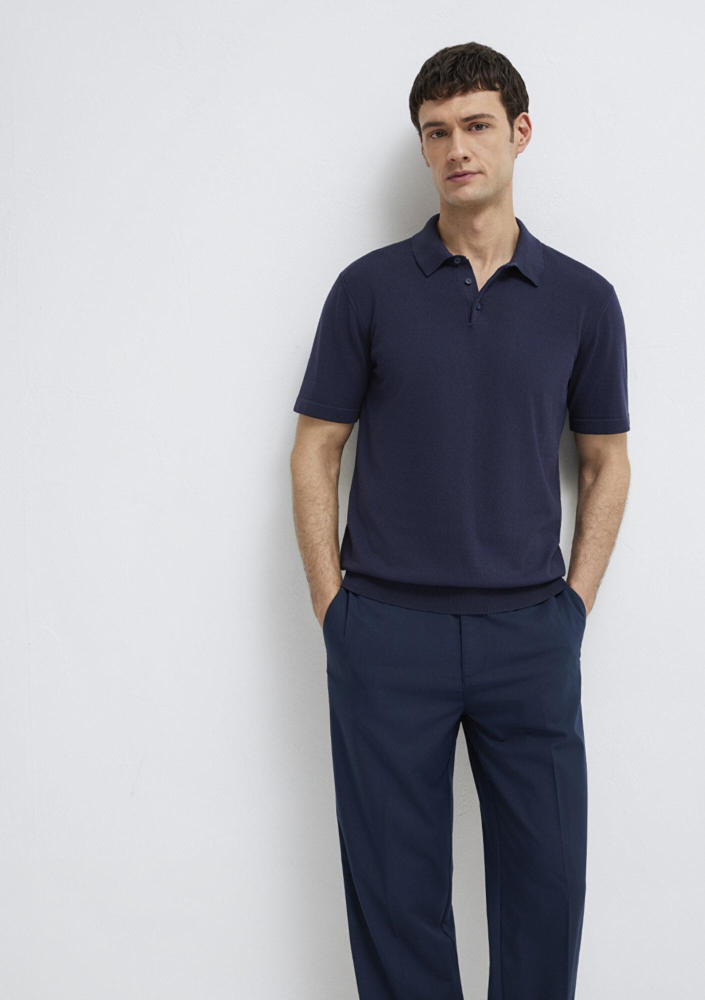 Mavi Lacivert Triko Polo 0710248-83699