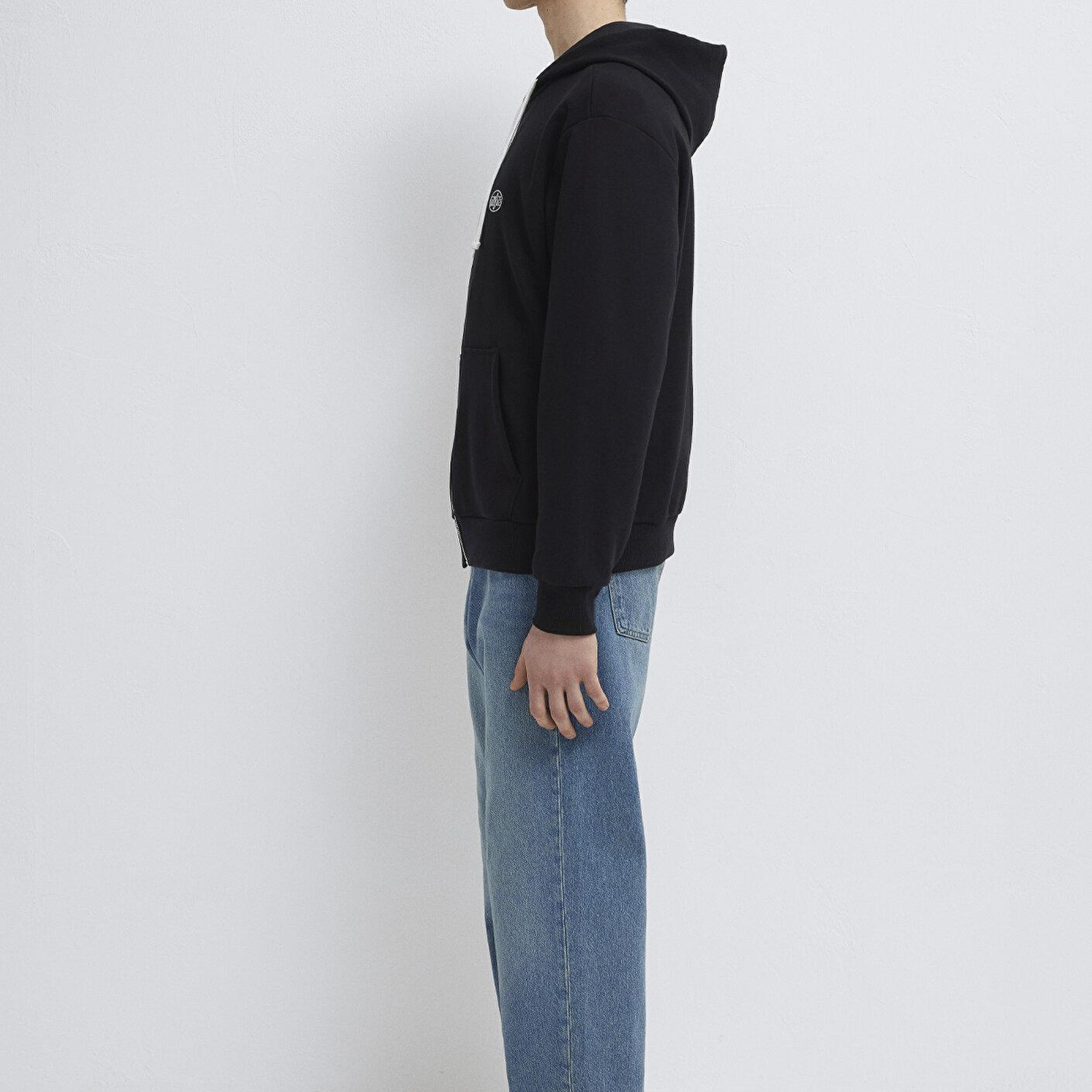 Mavi Mavi Logo Baskılı Fermuarlı Sweatshirt 0S10557-900