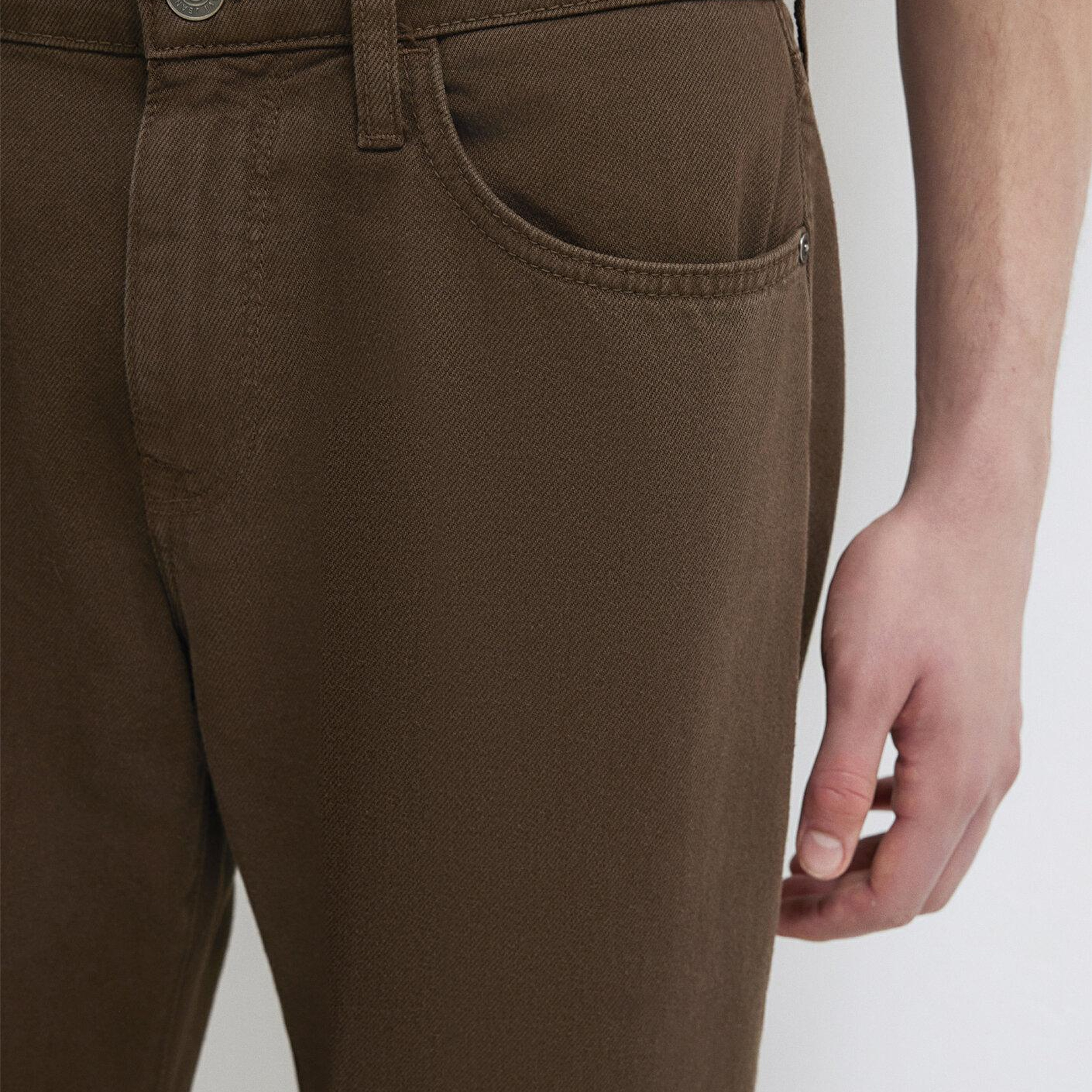 Mavi Lisbon Kahverengi Gabardin Pantolon 0010039-A2797