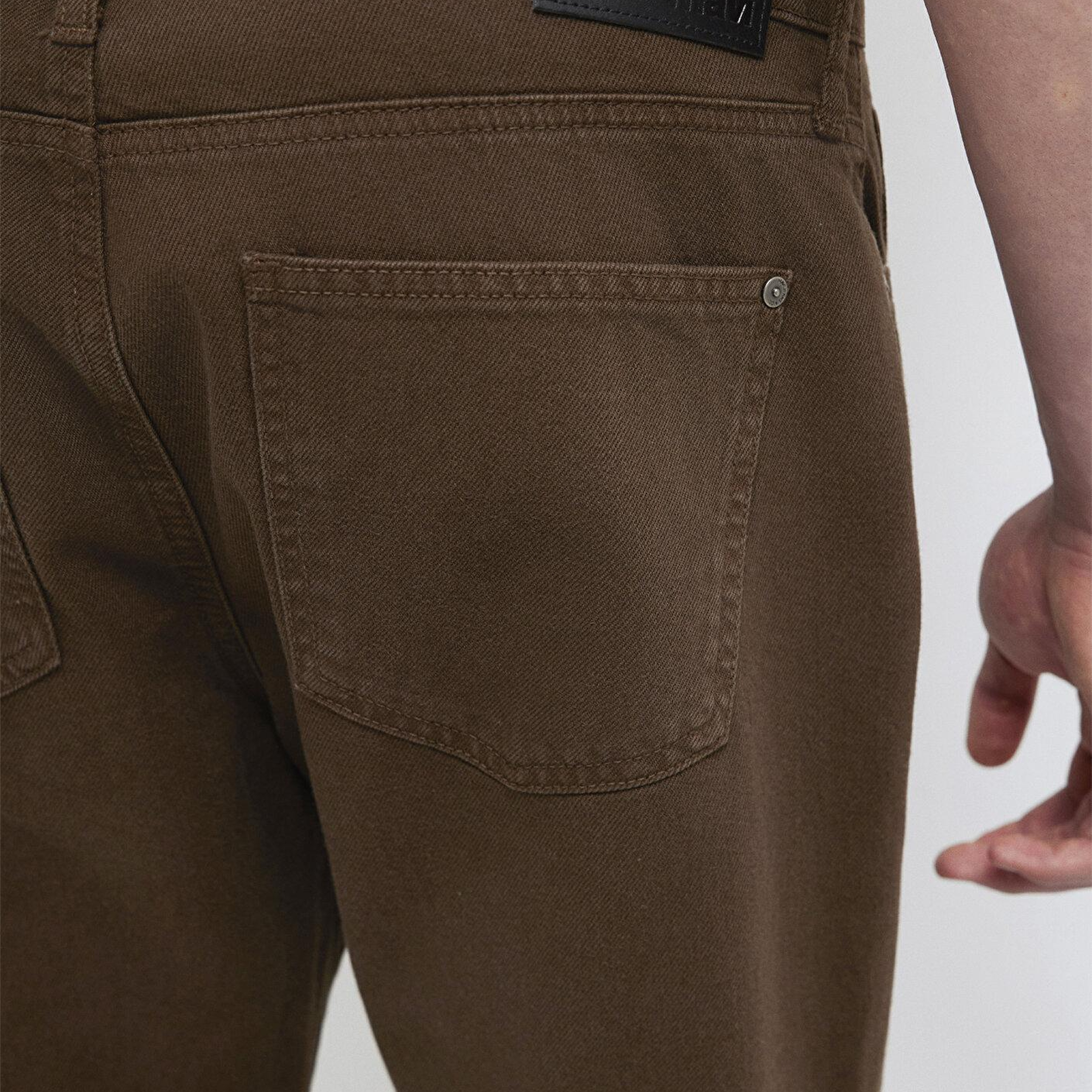 Mavi Lisbon Kahverengi Gabardin Pantolon 0010039-A2797