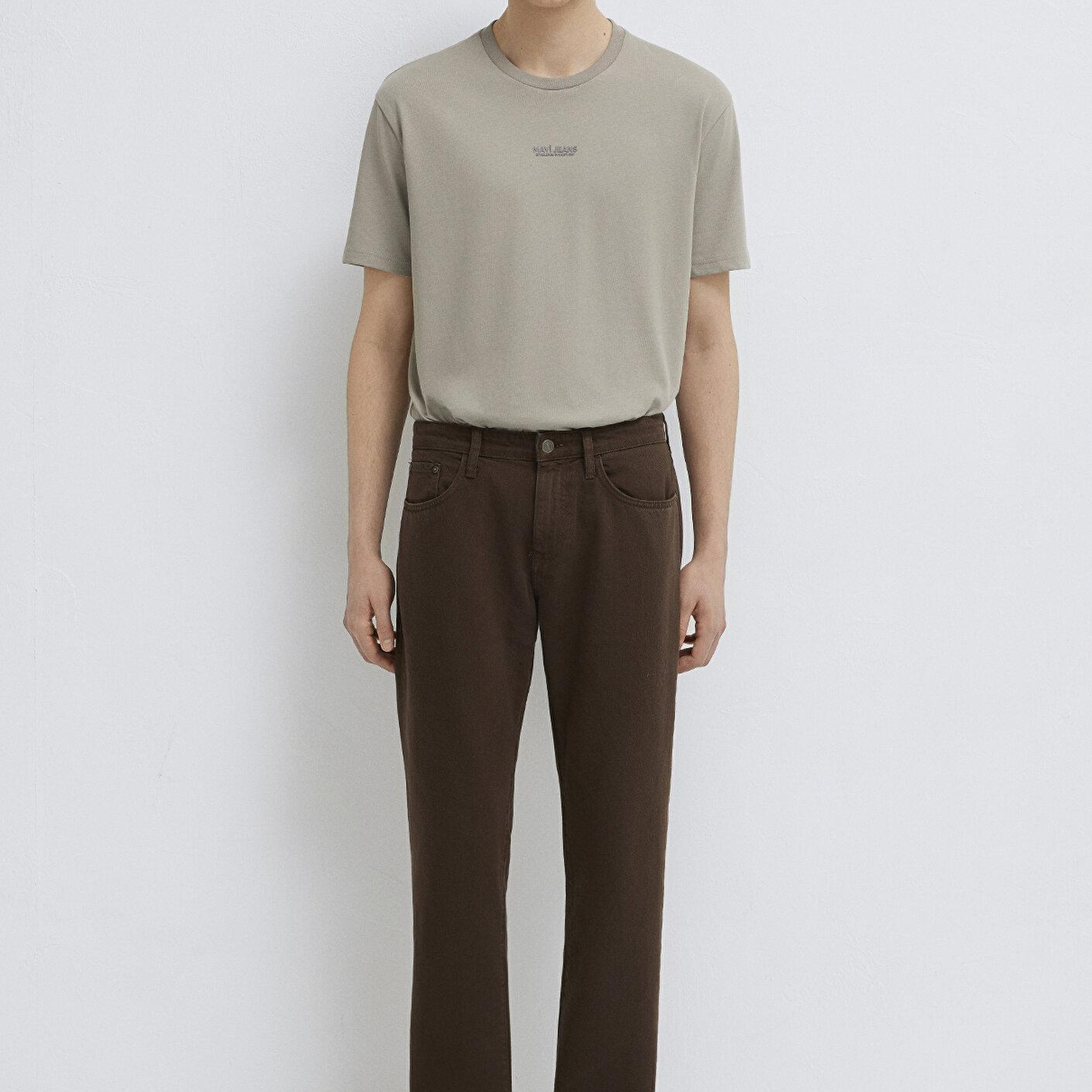 Mavi Lisbon Kahverengi Gabardin Pantolon 0010039-A2797
