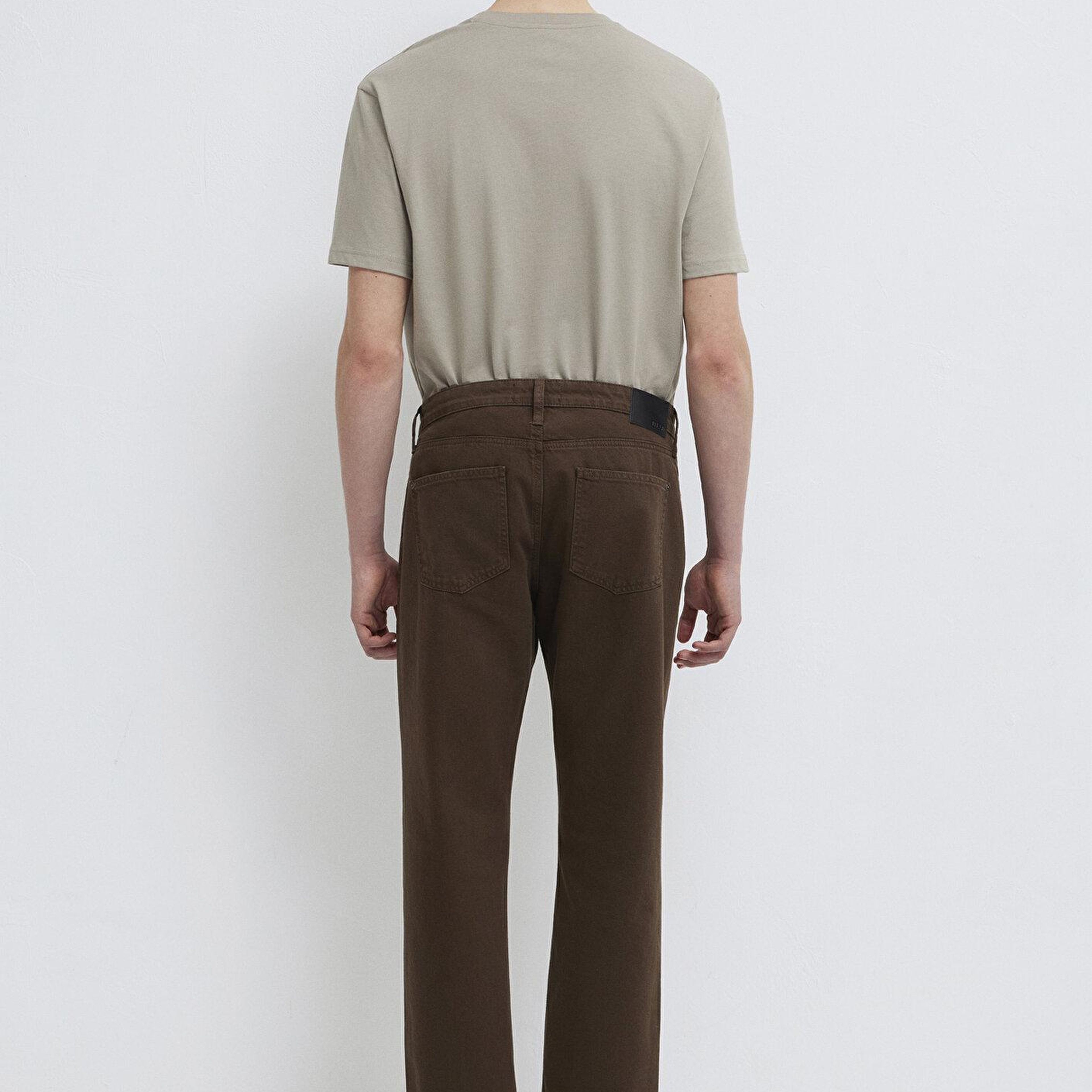 Mavi Lisbon Kahverengi Gabardin Pantolon 0010039-A2797