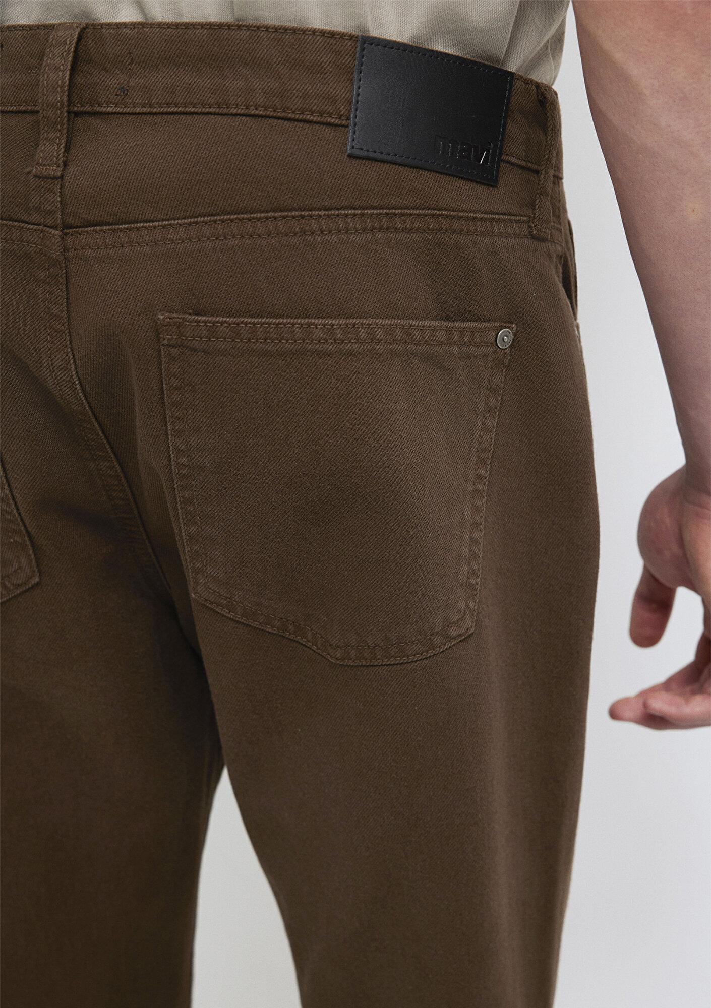 Mavi Lisbon Kahverengi Gabardin Pantolon 0010039-A2797