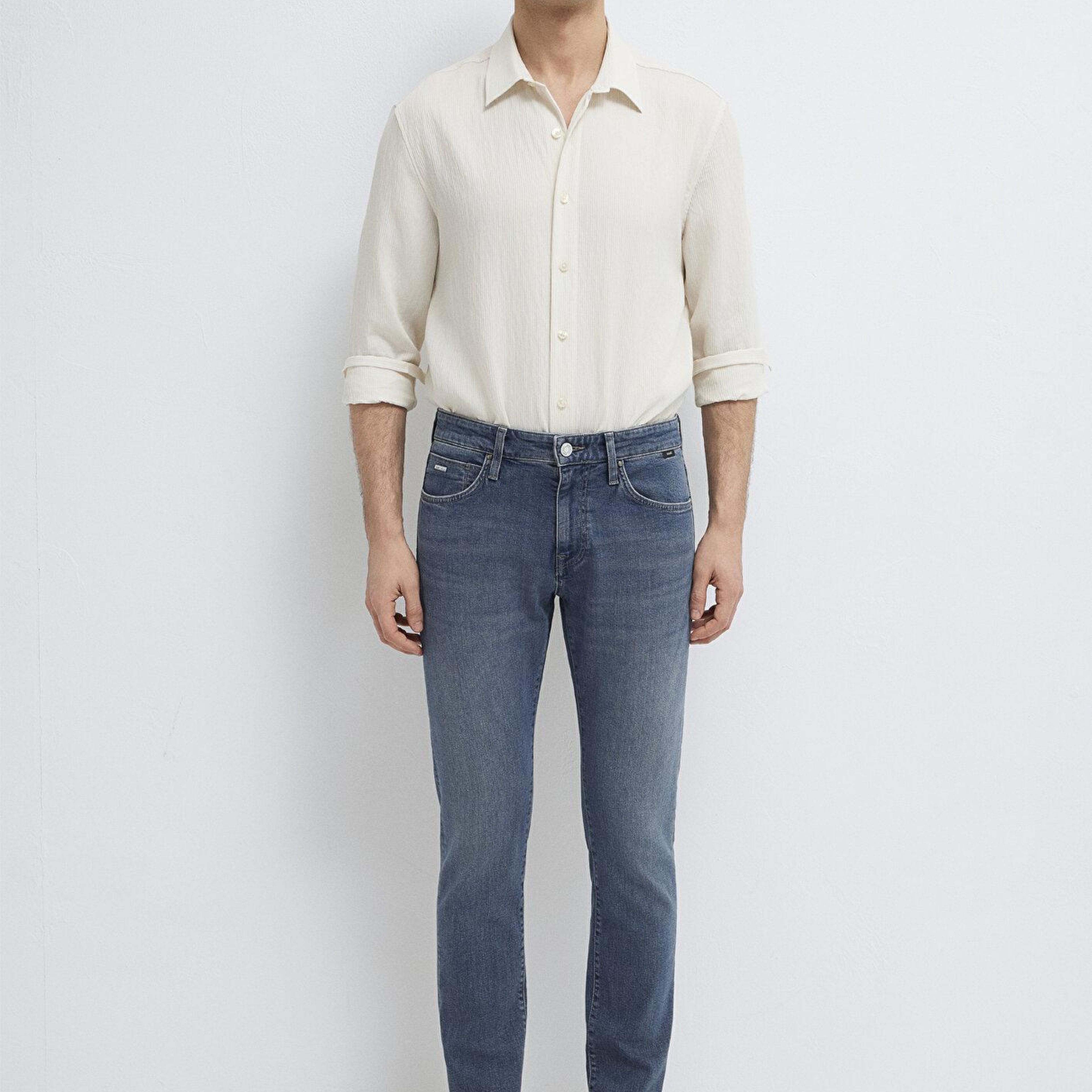 Mavi Jake Mavi Edition Puslu Vintage Koyu Mavi Jean Pantolon 00422A2984