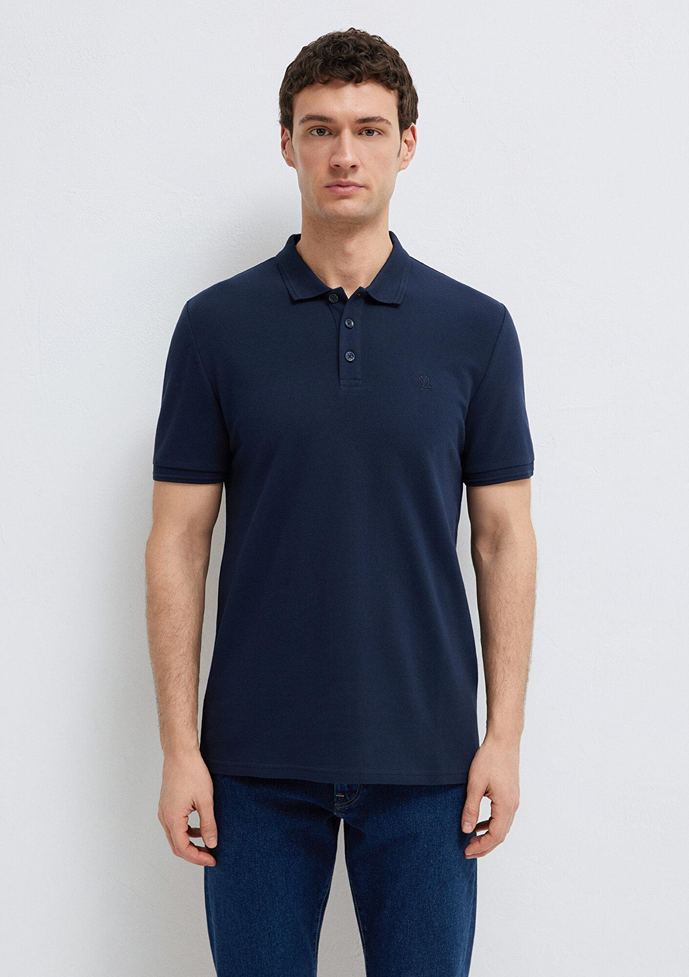 Mavi Lacivert Polo Tişört Slim Fit / Dar Kesim 064946-70490