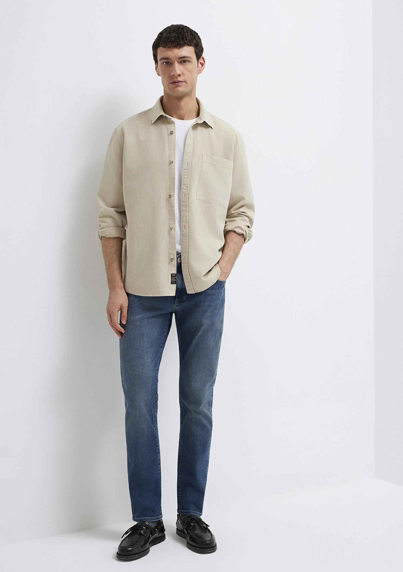 Mavi Marcus Premium Blue Vintage Koyu Mavi Jean Pantolon 00351A1727