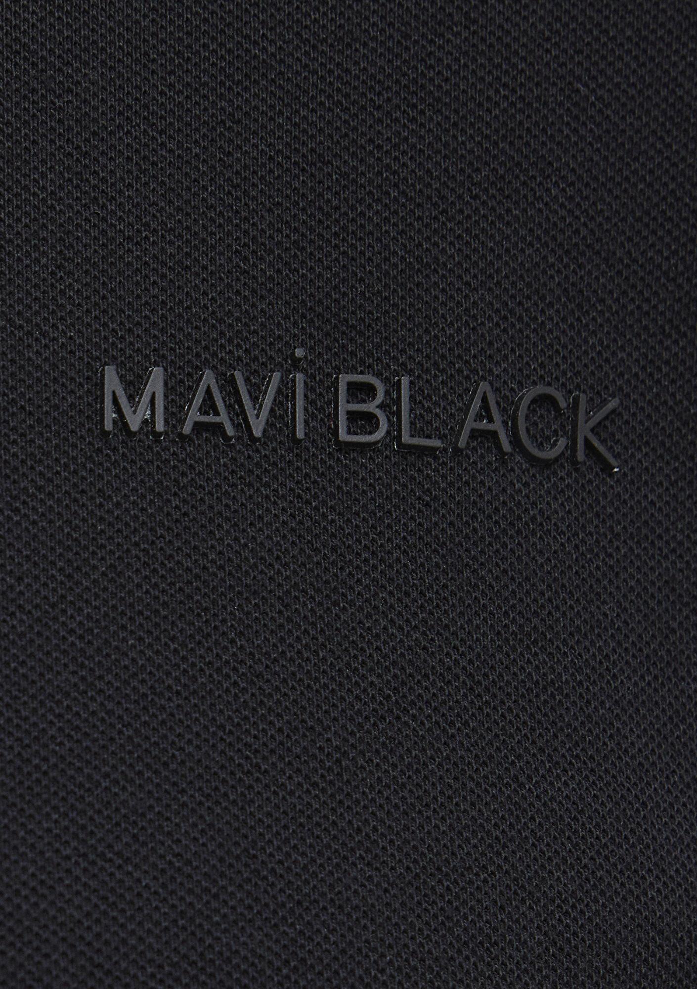 Mavi Mavi Black Fermuarlı Siyah Polo Tişört Regular Fit / Normal Kesim 0613137-900