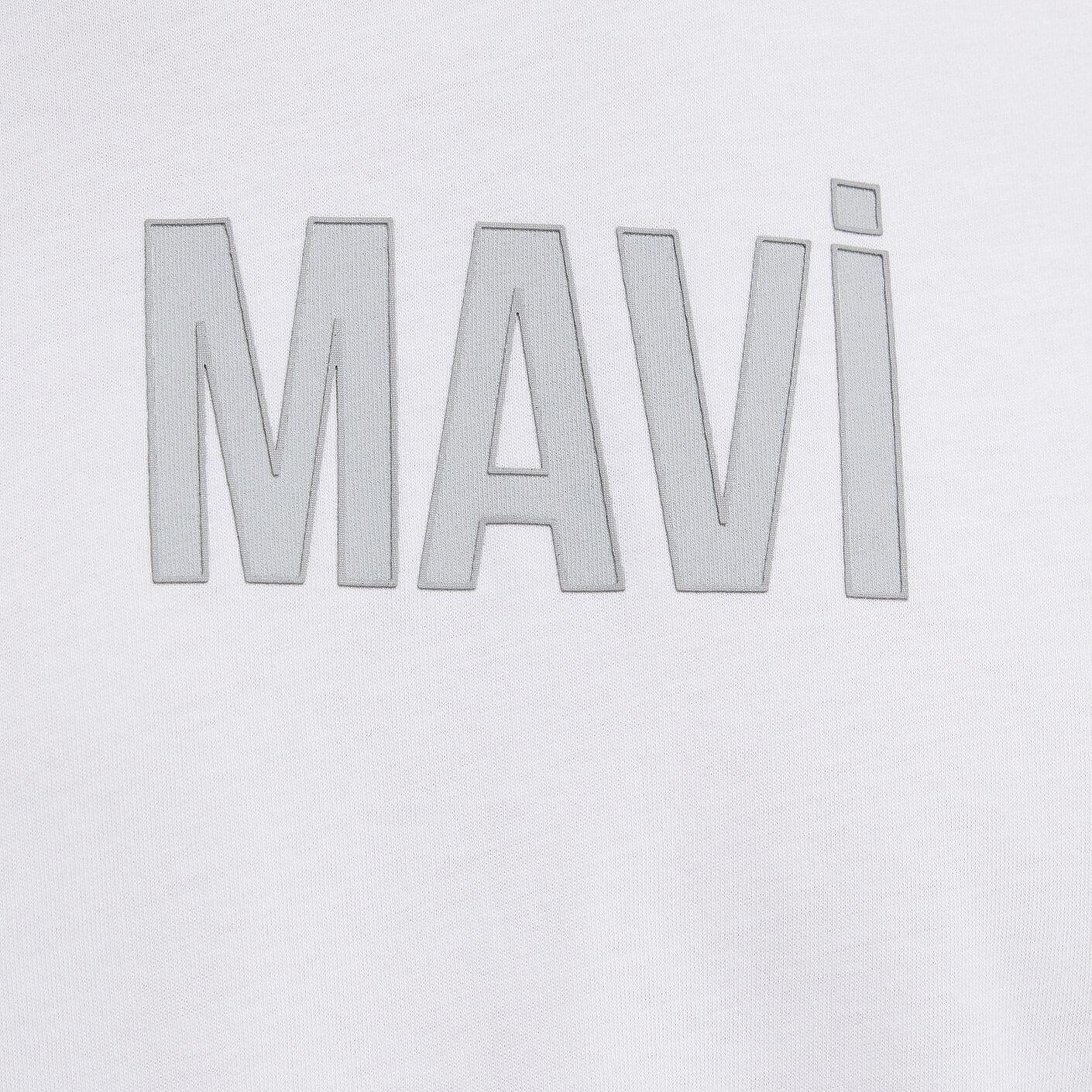 Mavi Mavi Logo Baskılı Beyaz Tişört Regular Fit / Normal Kesim 0613186-620
