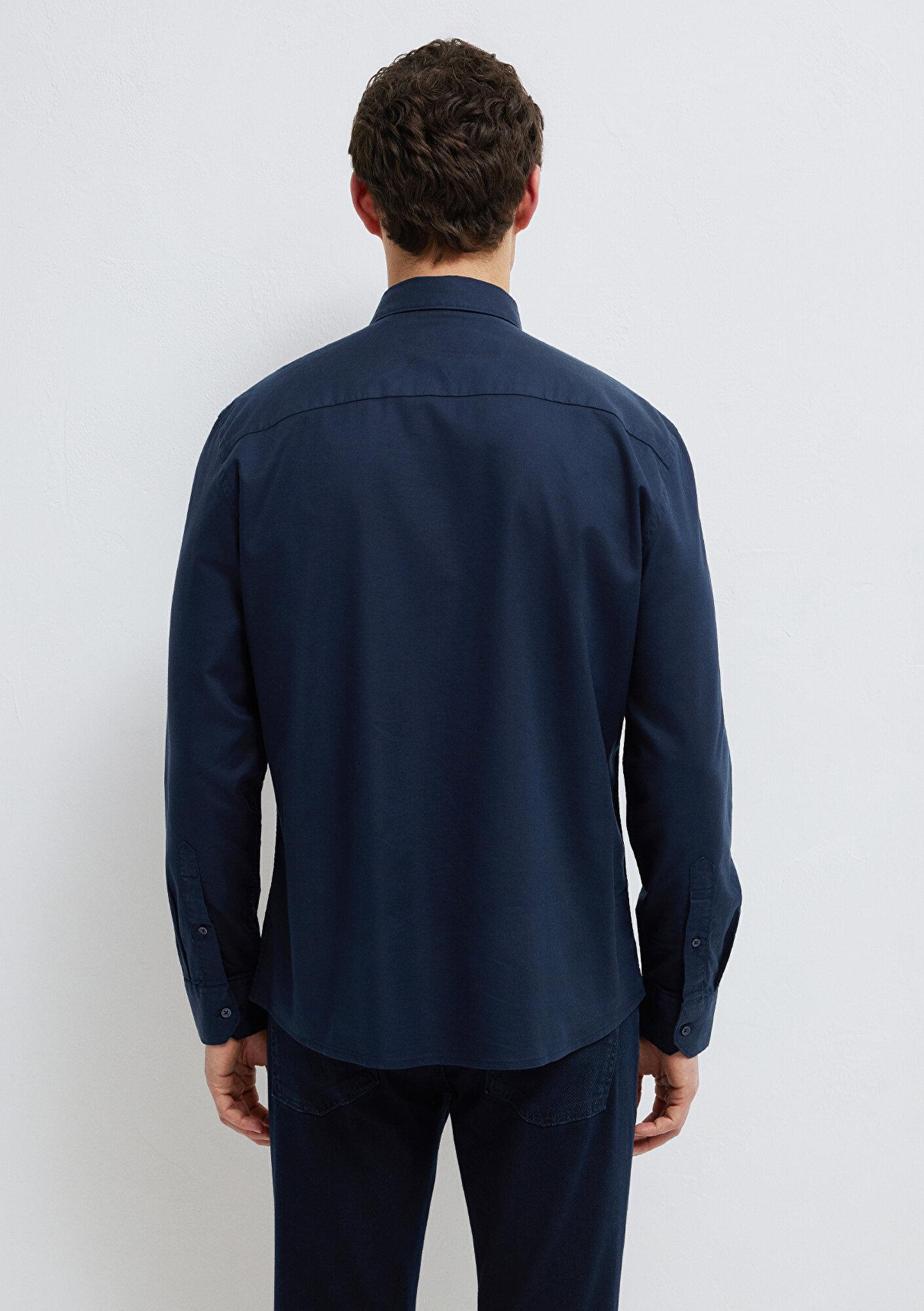 Mavi Lacivert Gömlek Slim Fit / Dar Kesim 0211670-80872