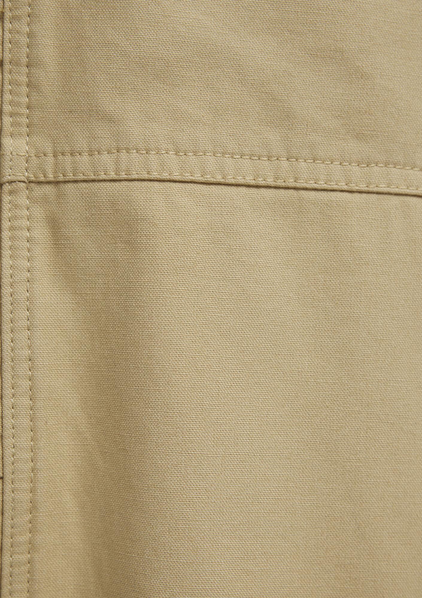 Mavi Cep Detaylı Bej İnce Ceket Loose Fit / Bol Rahat Kesim 0211872-70204