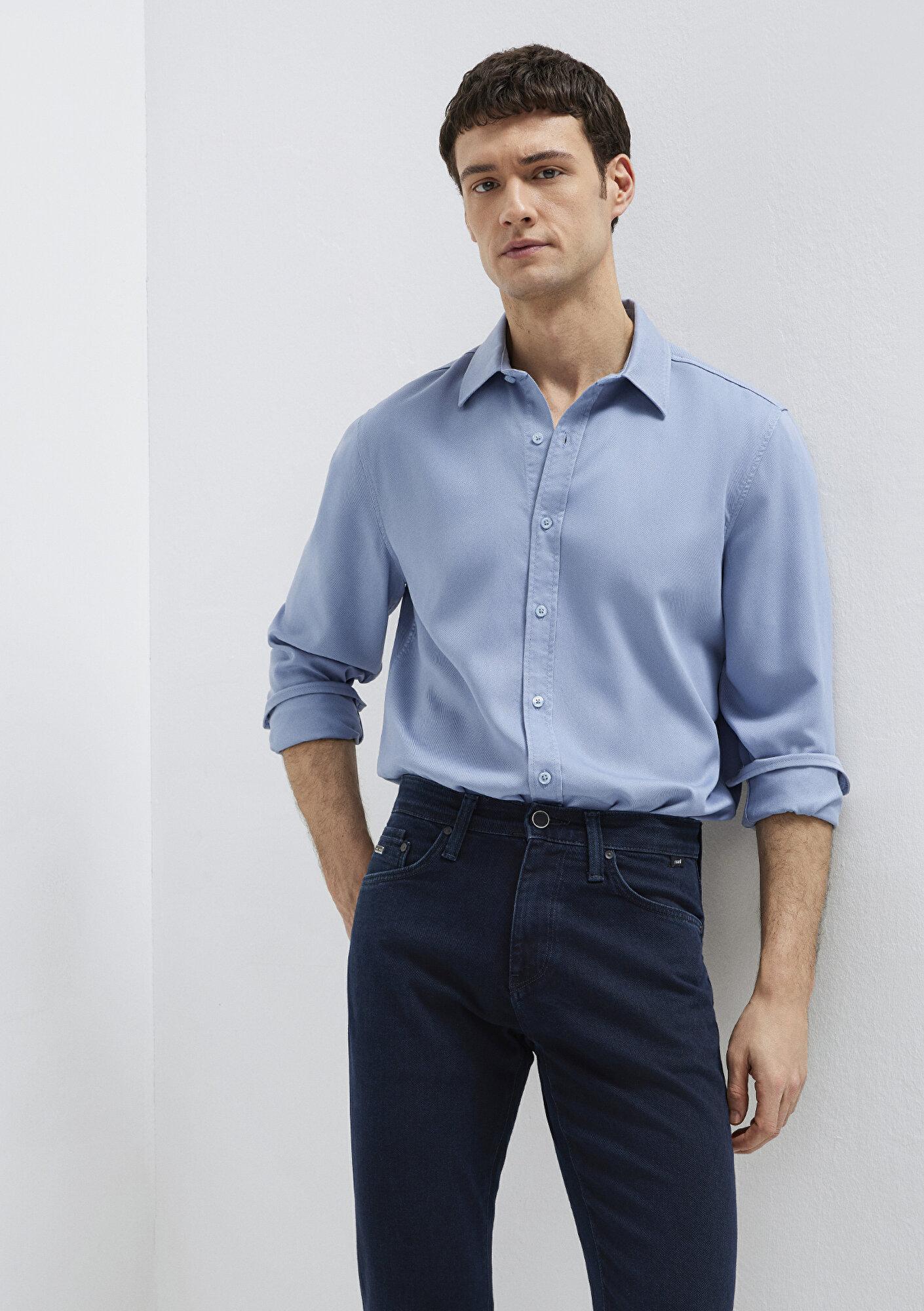 Mavi Mavi (TENCEL™) Liyosel Gömlek Regular Fit / Normal Kesim 0210818-70813