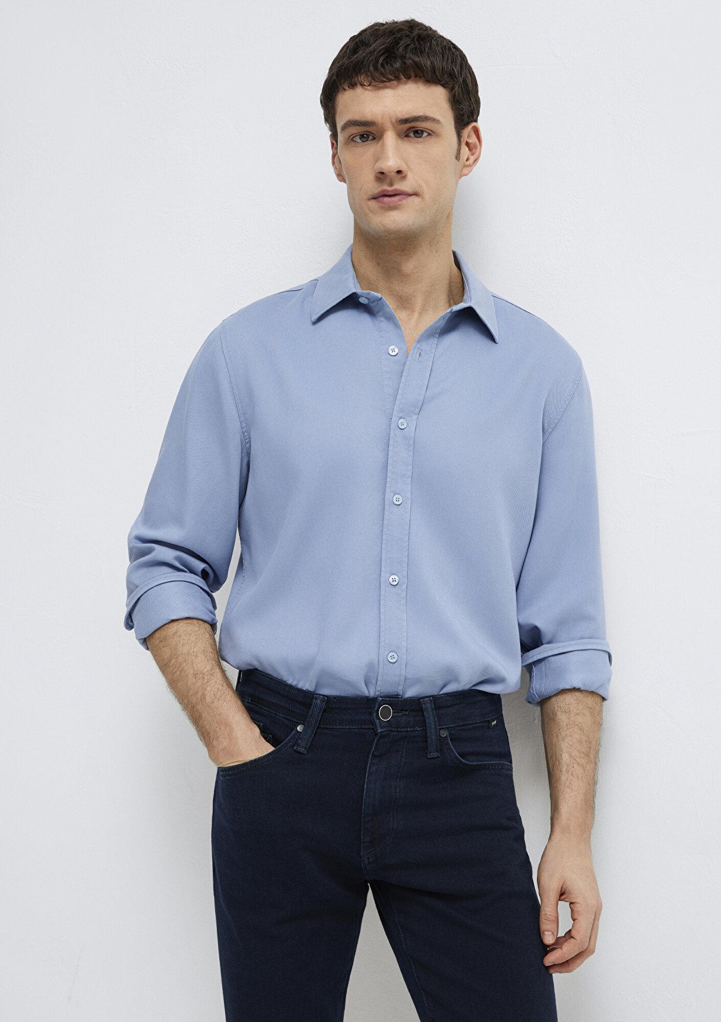 Mavi Mavi (TENCEL™) Liyosel Gömlek Regular Fit / Normal Kesim 0210818-70813