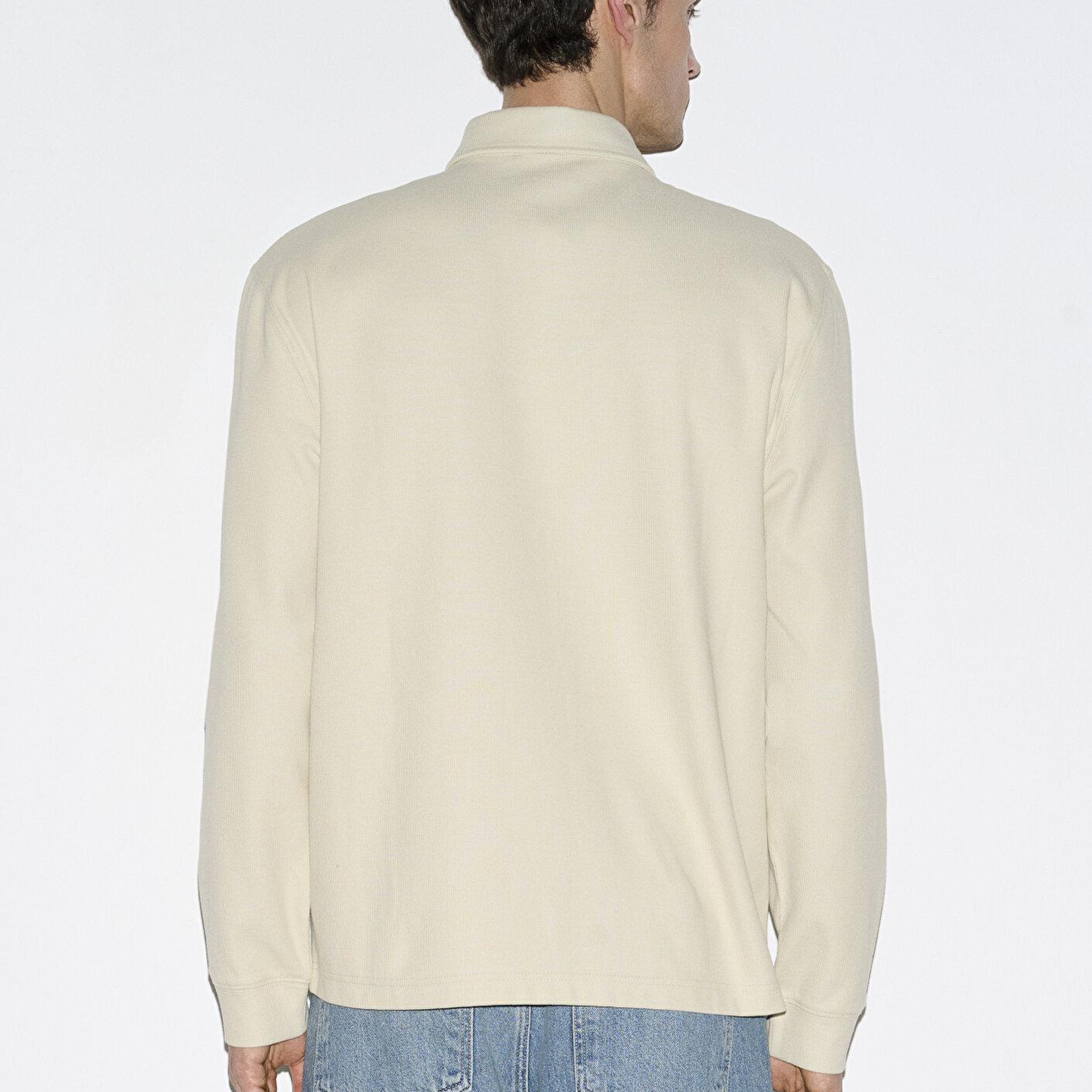 Mavi Polo Yaka Bej Sweatshirt 0S10576-70325