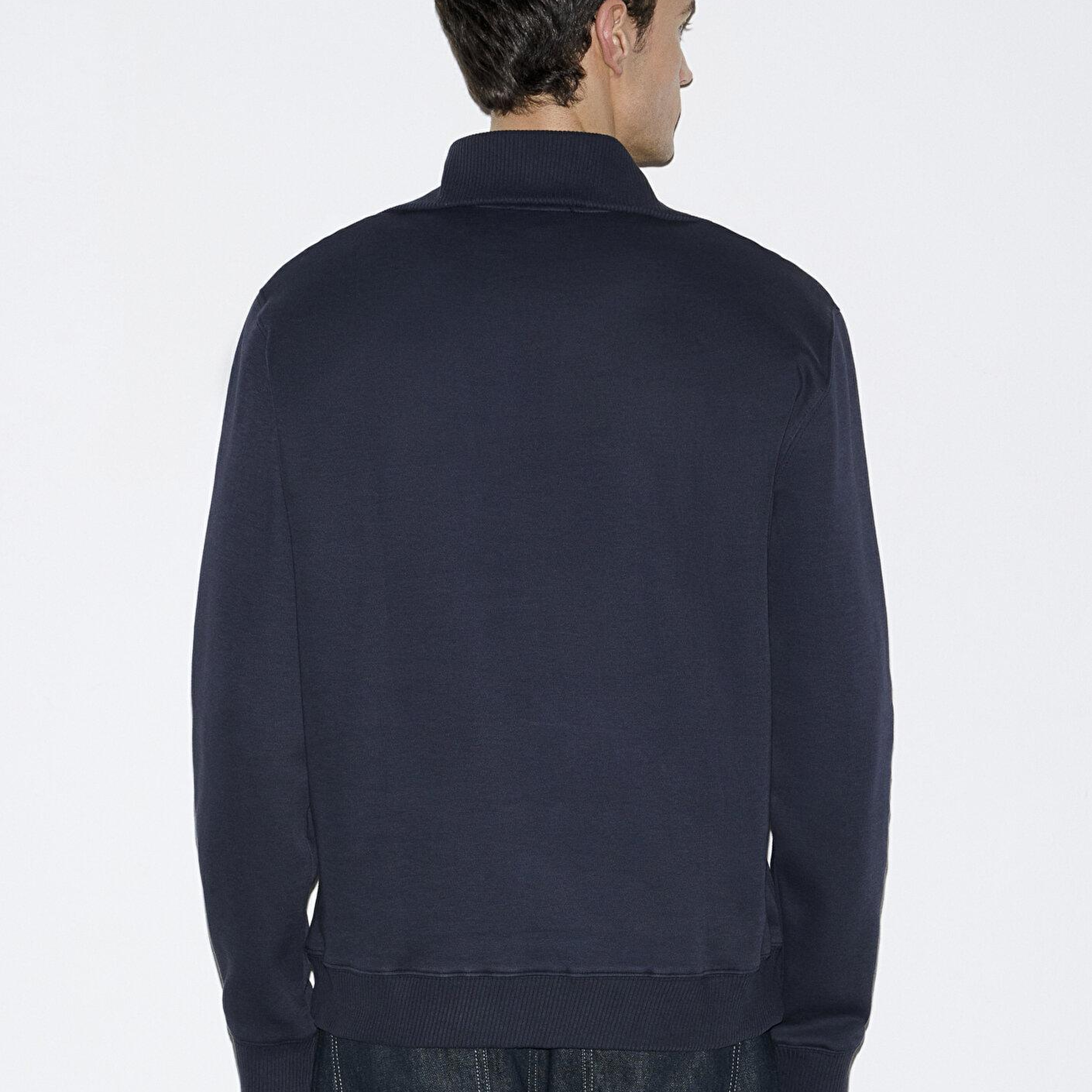 Mavi Yarı Fermuarlı Lacivert Sweatshirt 0S10539-83699