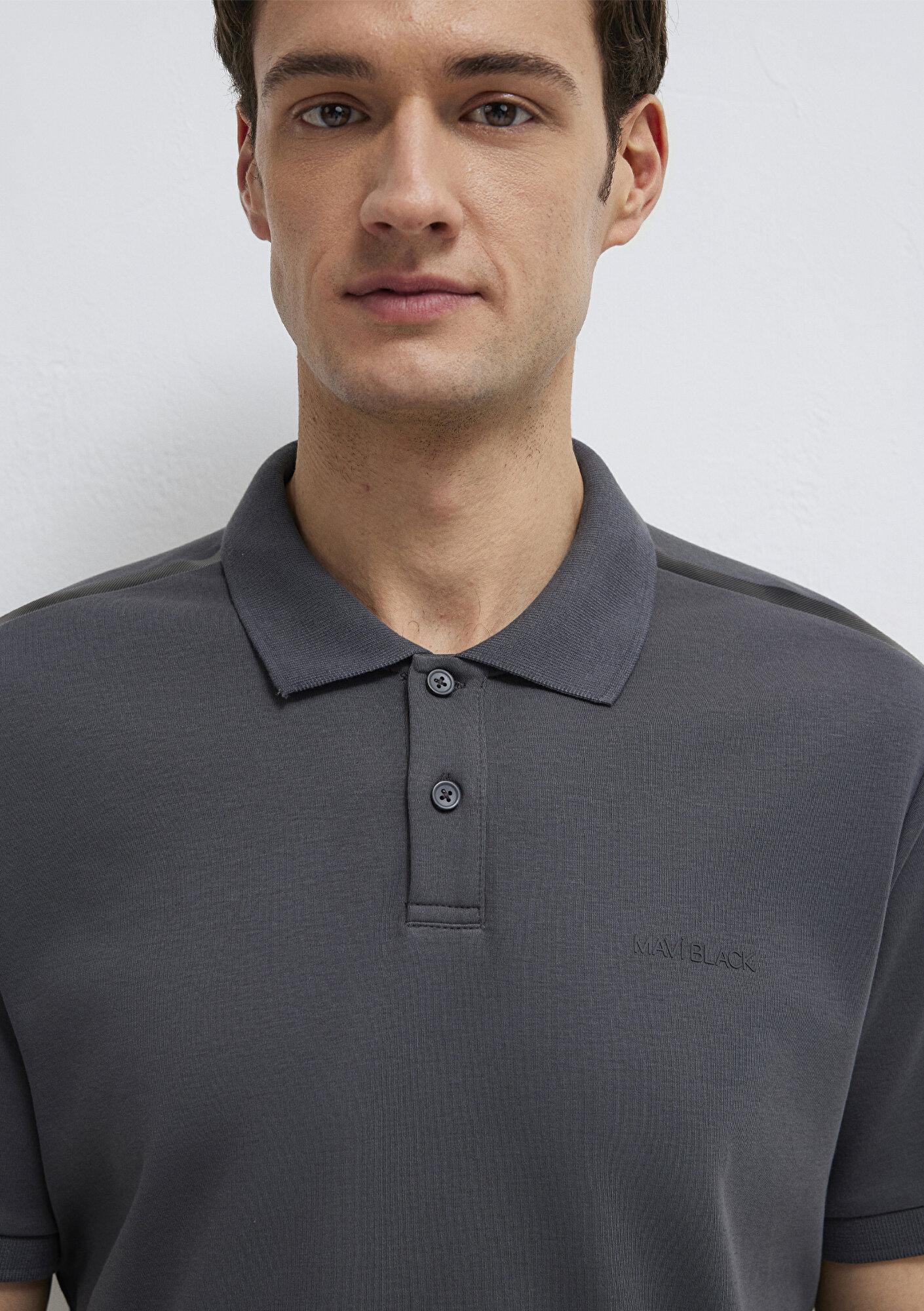 Mavi Mavi Black Antrasit Polo Tişört Regular Fit / Normal Kesim 0613136-89100