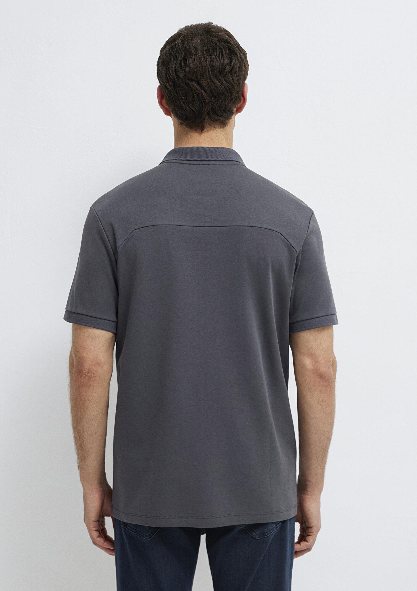 Mavi Mavi Black Antrasit Polo Tişört Regular Fit / Normal Kesim 0613136-89100