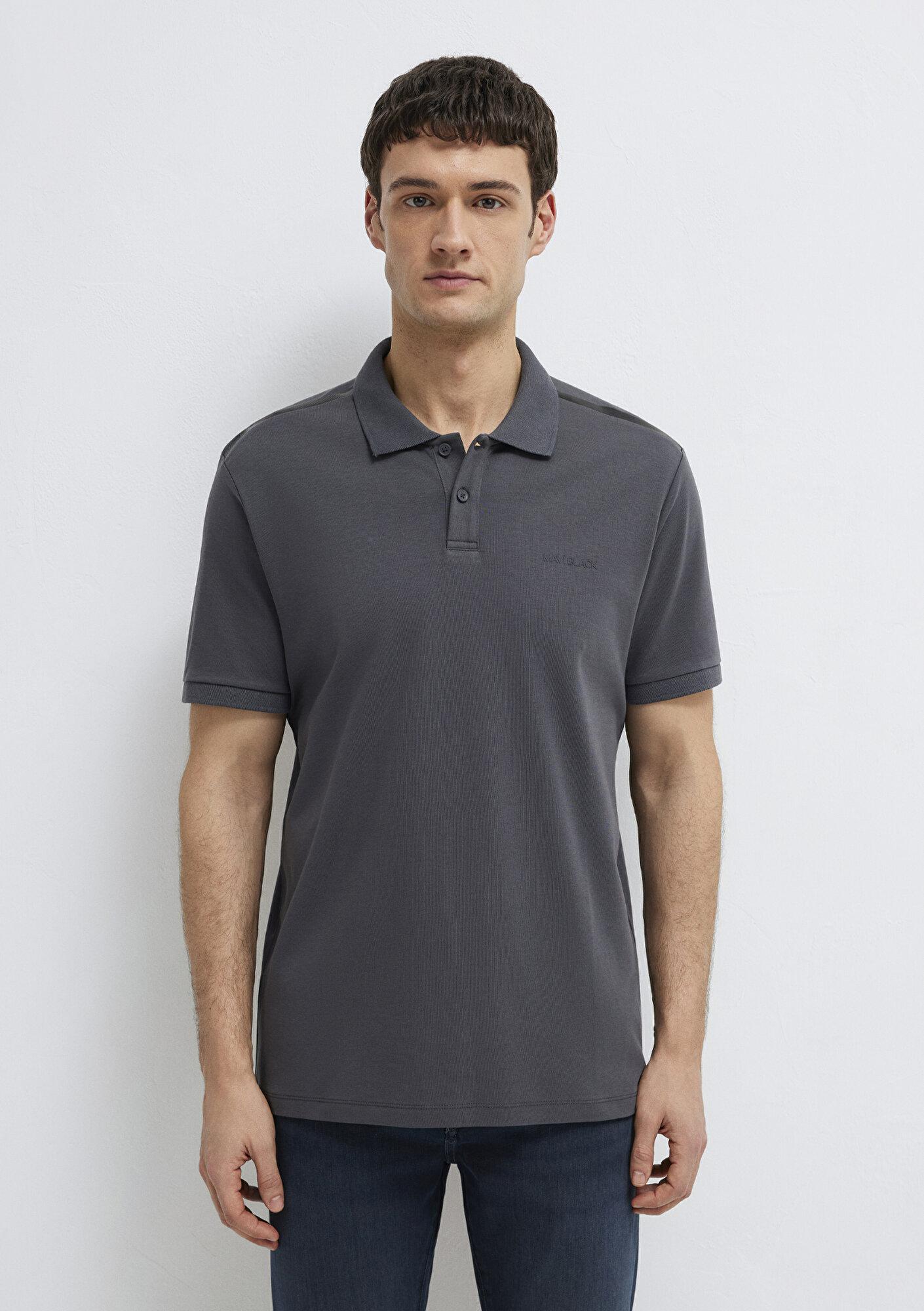 Mavi Mavi Black Antrasit Polo Tişört Regular Fit / Normal Kesim 0613136-89100