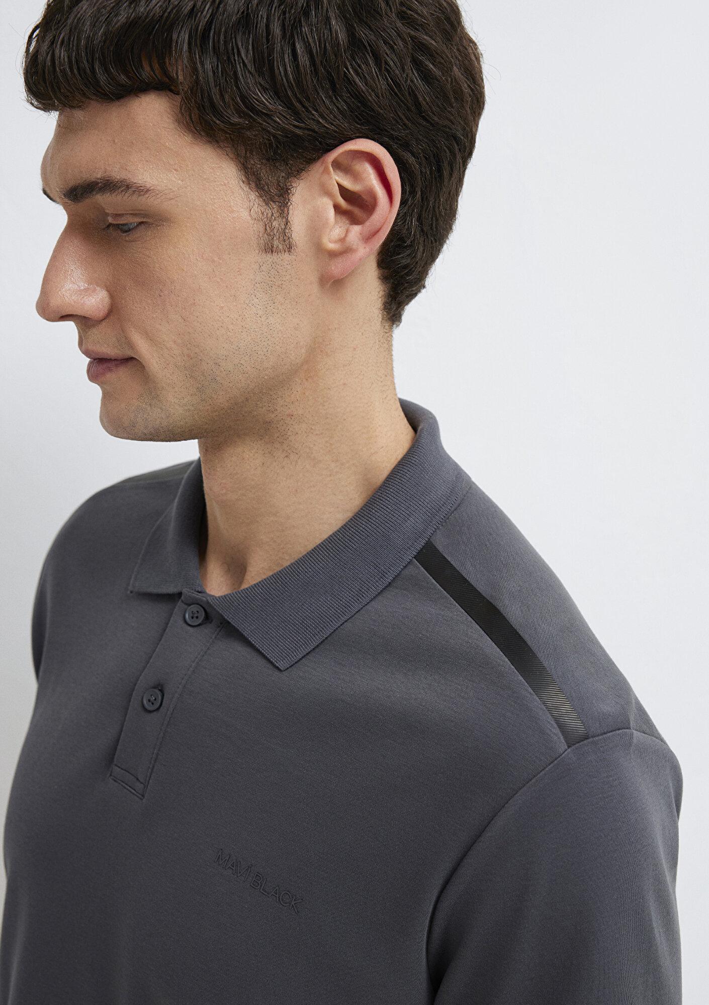 Mavi Mavi Black Antrasit Polo Tişört Regular Fit / Normal Kesim 0613136-89100