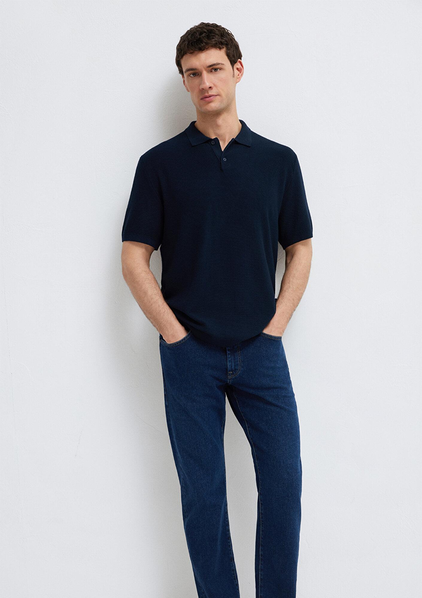 Mavi Lacivert Triko Polo 0710397-70490