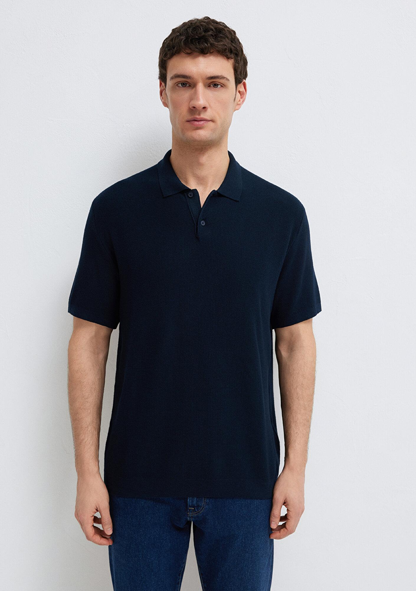 Mavi Lacivert Triko Polo 0710397-70490