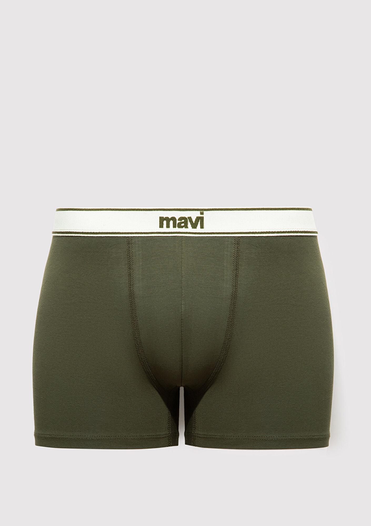 Mavi 3lü Yeşil Basic Boxer 0912223-85543
