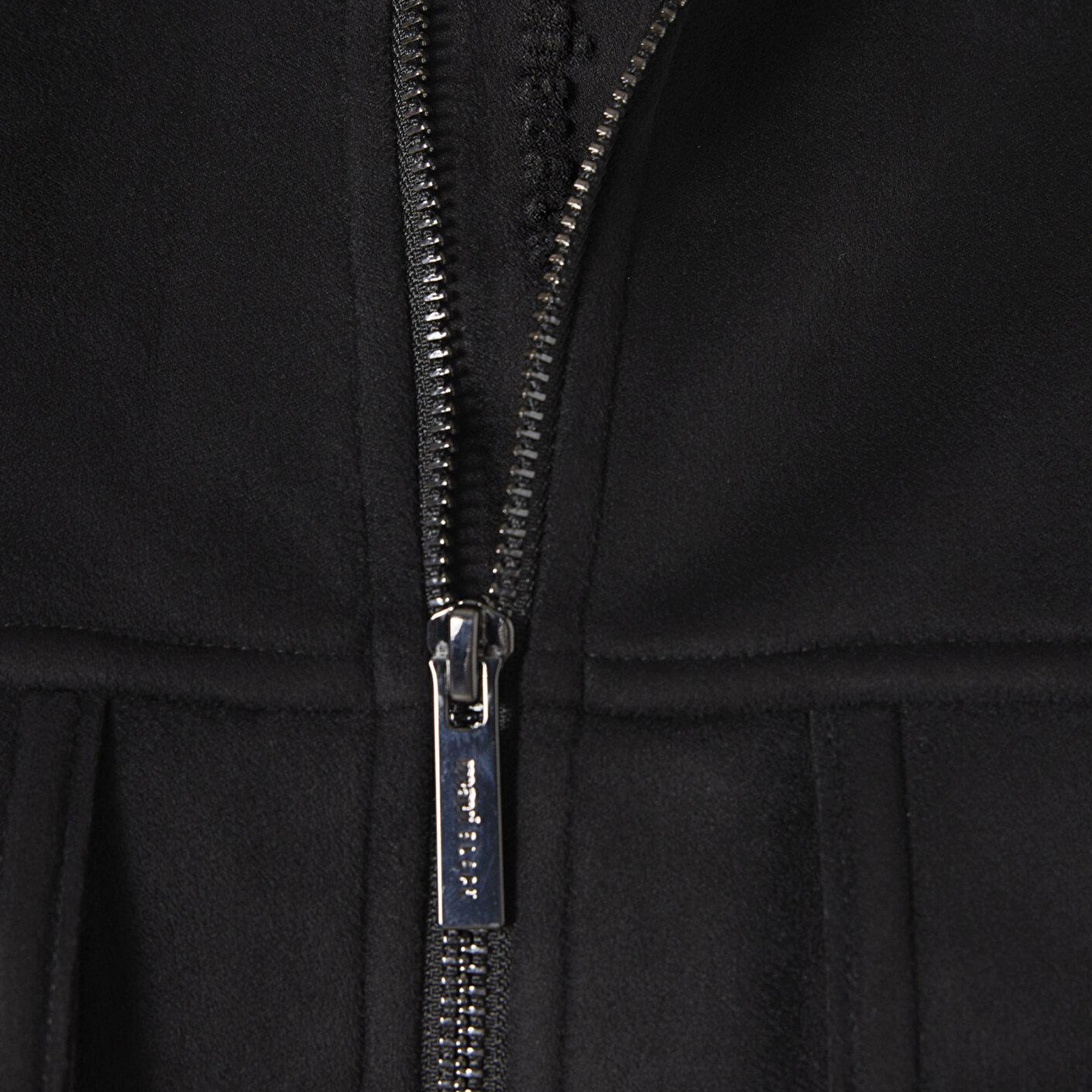 Mavi Mavi Black Cep Detaylı Siyah Suni Deri Ceket Regular Fit / Normal Kesim 0110783-71379