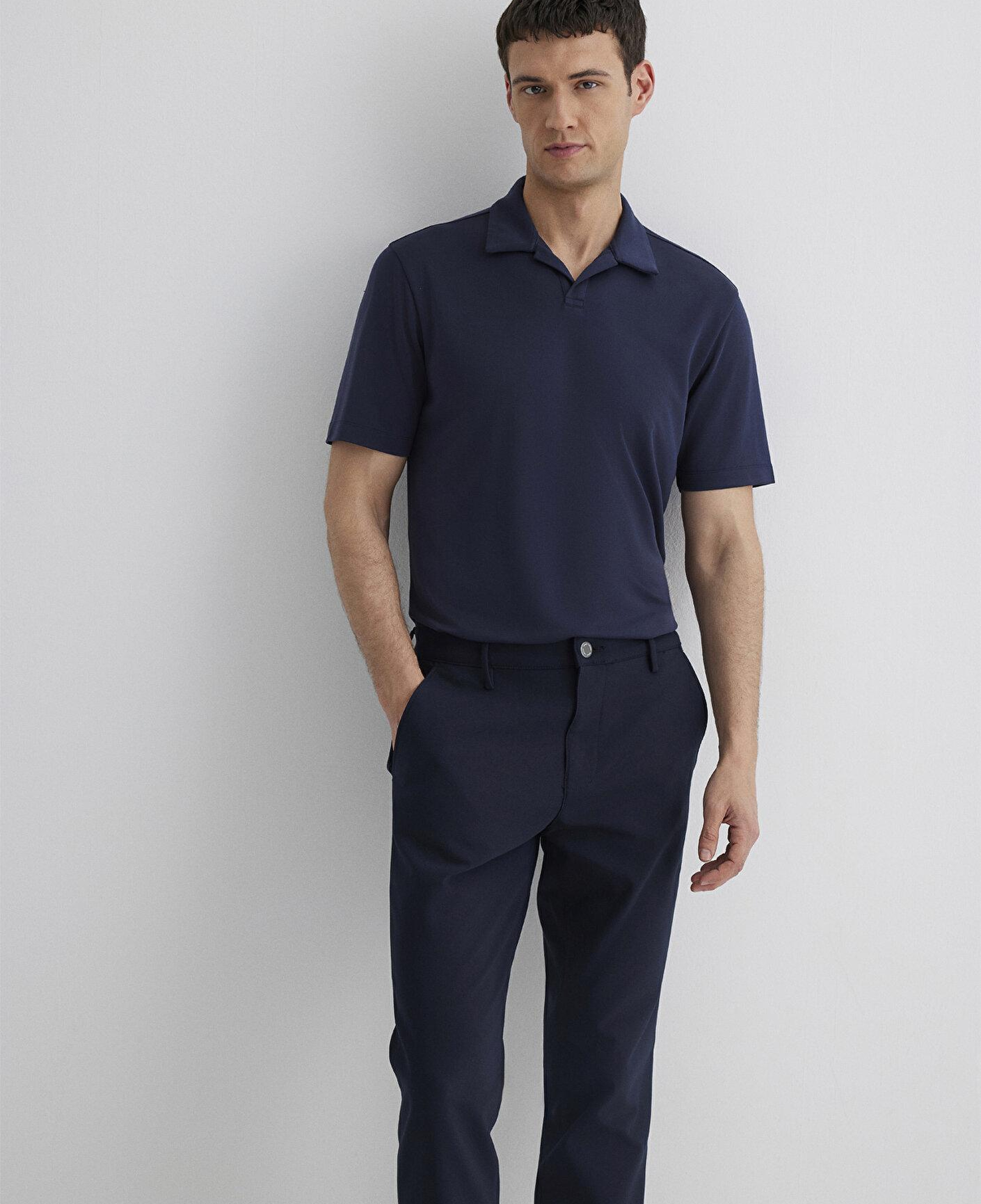 Mavi Soft-Premium Lacivert (TENCEL™) Modal Karışımlı Polo Tişört Regular Fit / Normal Kesim 0613008-83699